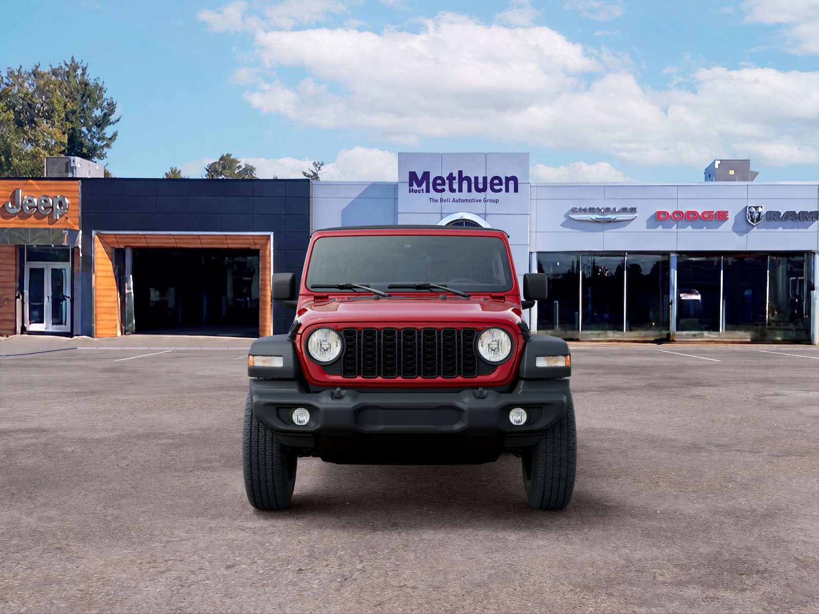 New 2026 Firecracker Red Clear-Coat Exterior Paint Jeep Sport image 21