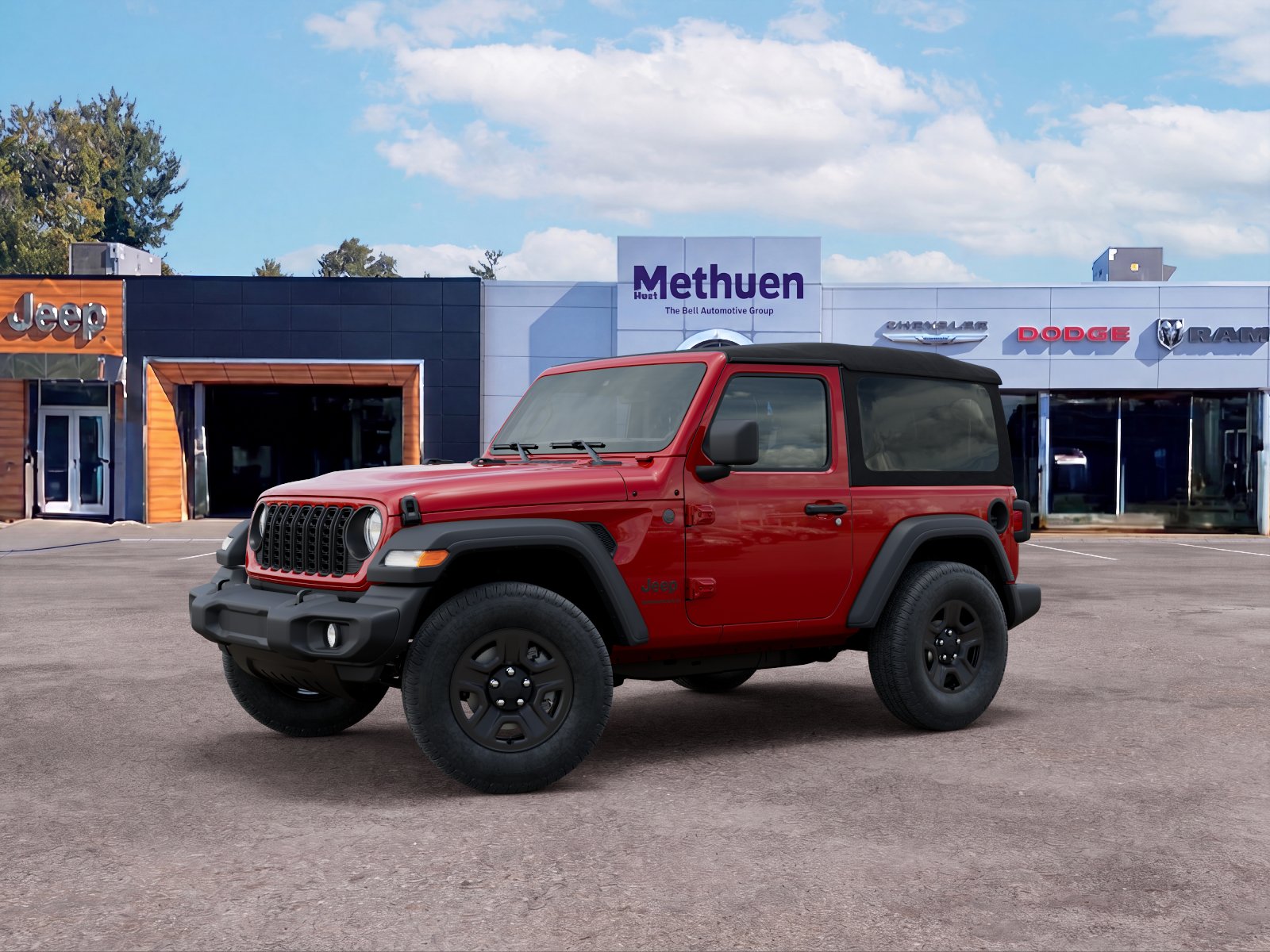 New 2026 Firecracker Red Clear-Coat Exterior Paint Jeep Sport image 17