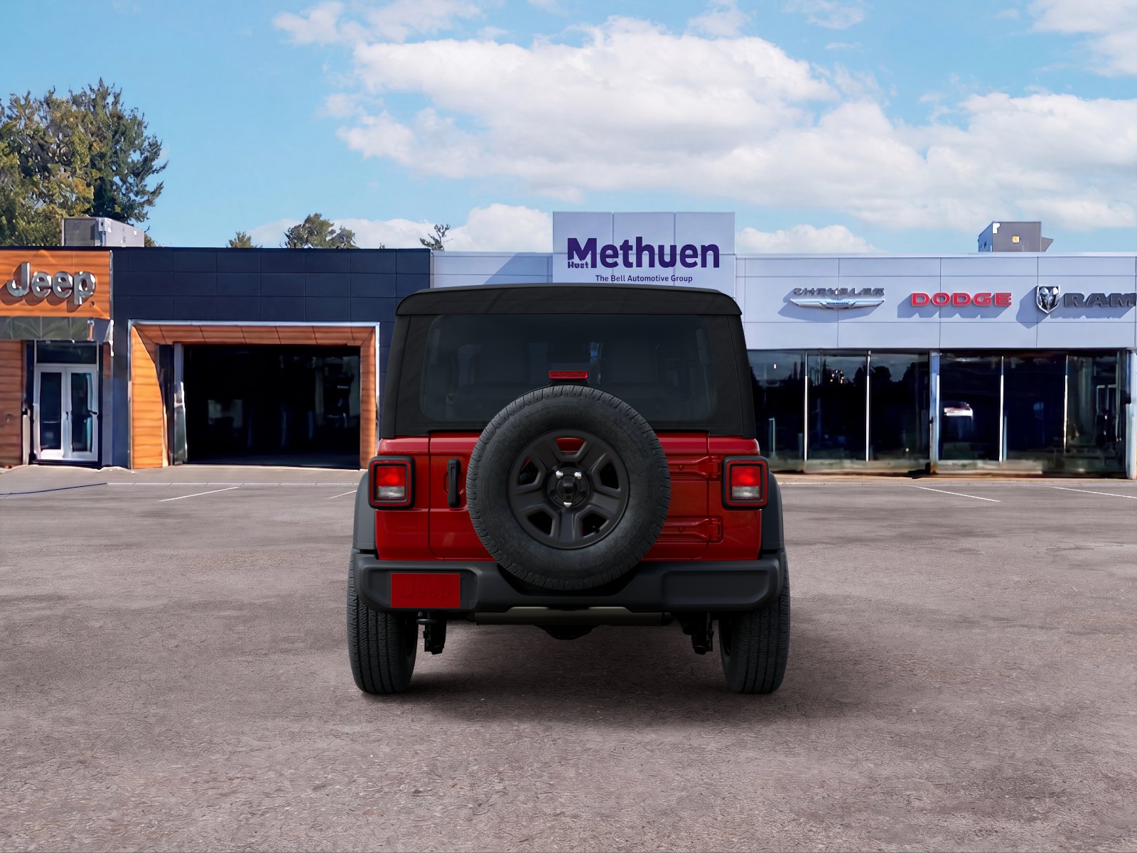 New 2026 Firecracker Red Clear-Coat Exterior Paint Jeep Sport image 22