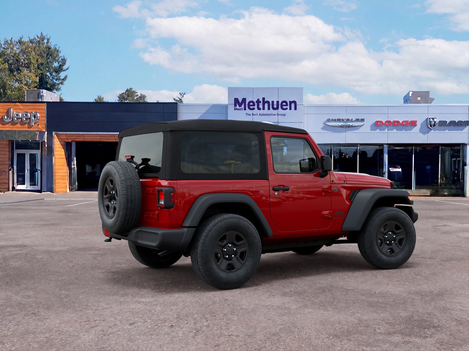 New 2026 Firecracker Red Clear-Coat Exterior Paint Jeep Sport image 19