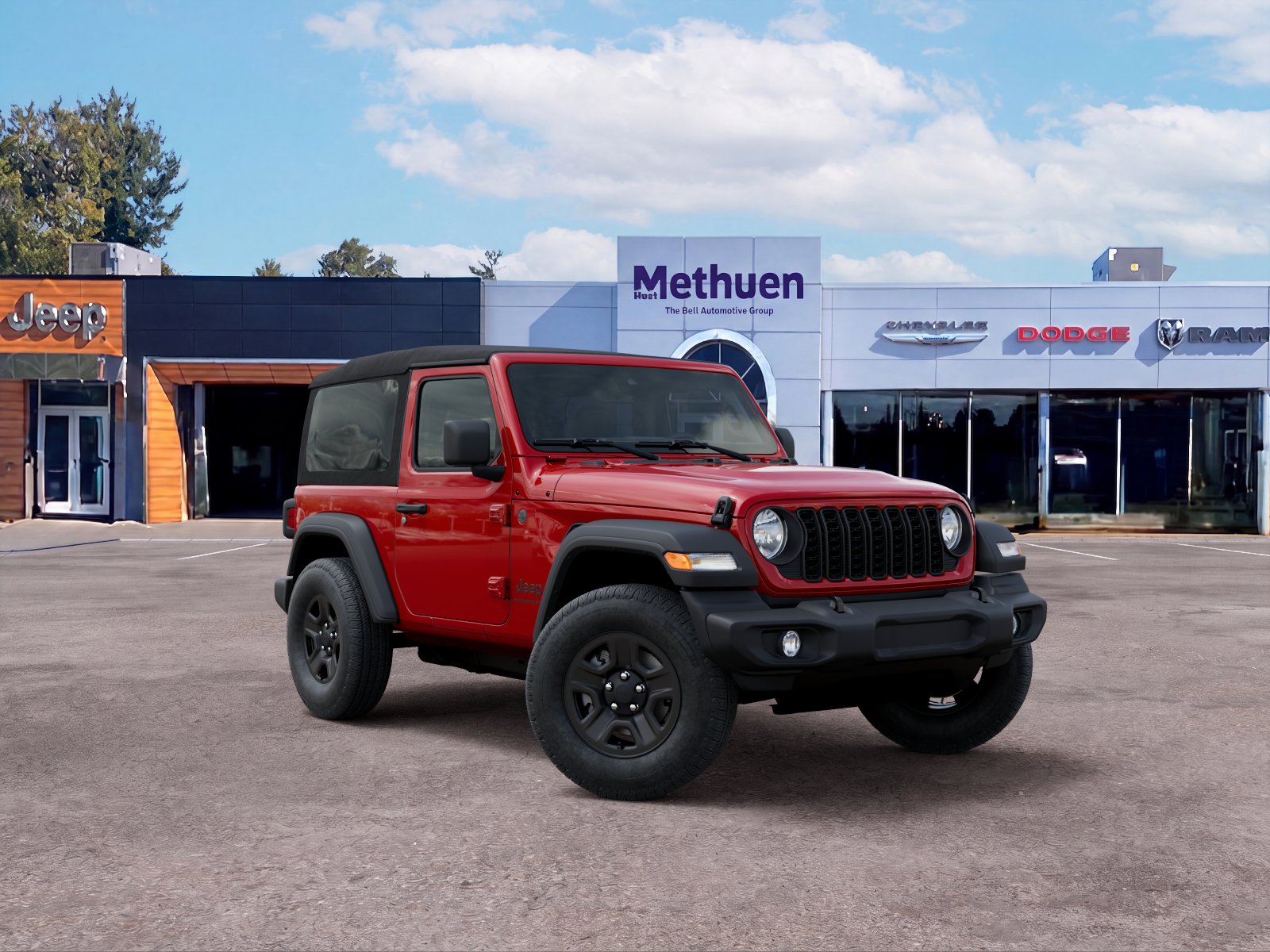 New 2026 Firecracker Red Clear-Coat Exterior Paint Jeep Sport image 20