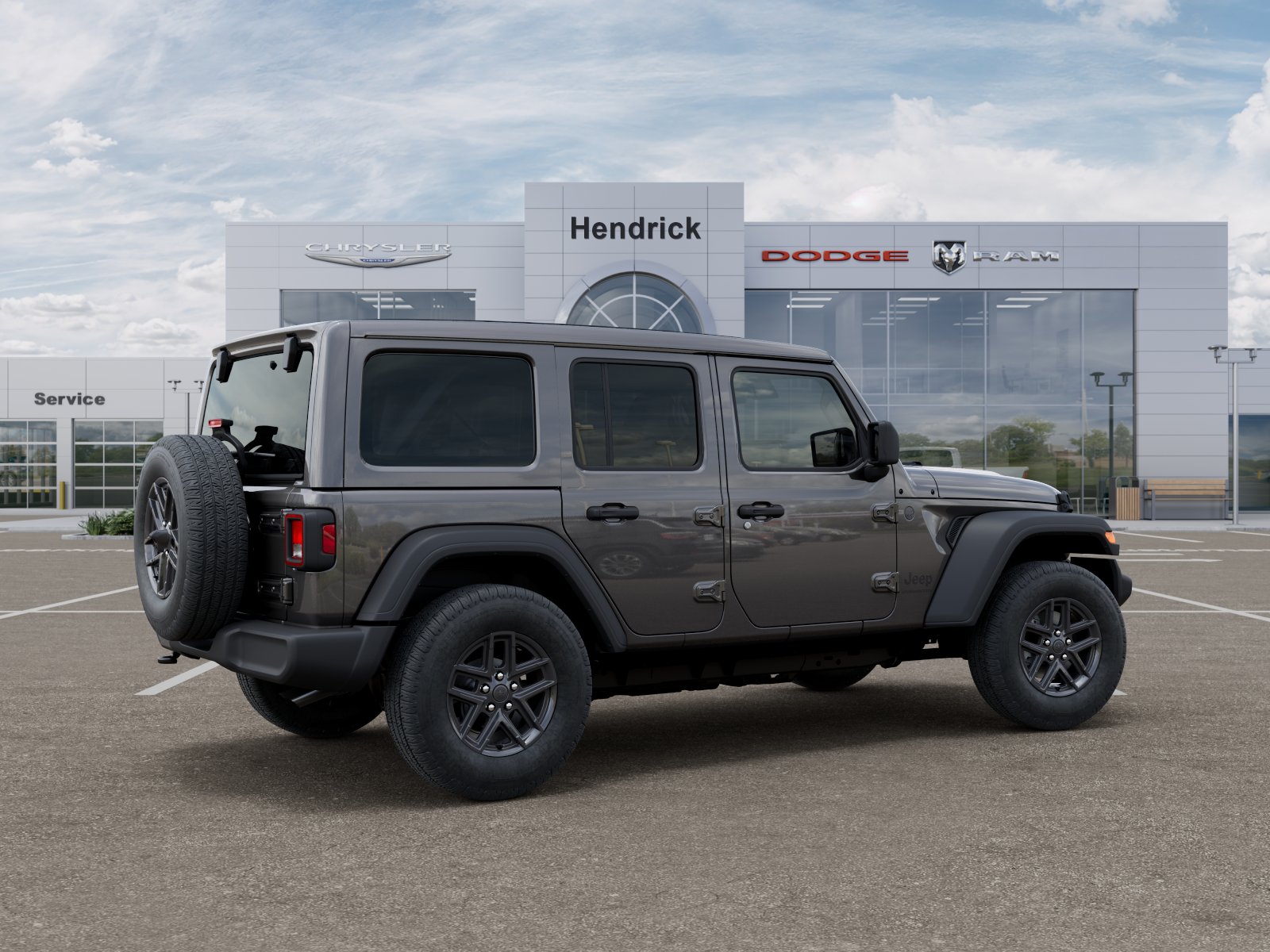 New 2026 Granite Crystal Metallic Clearcoat Jeep Sport S image 40