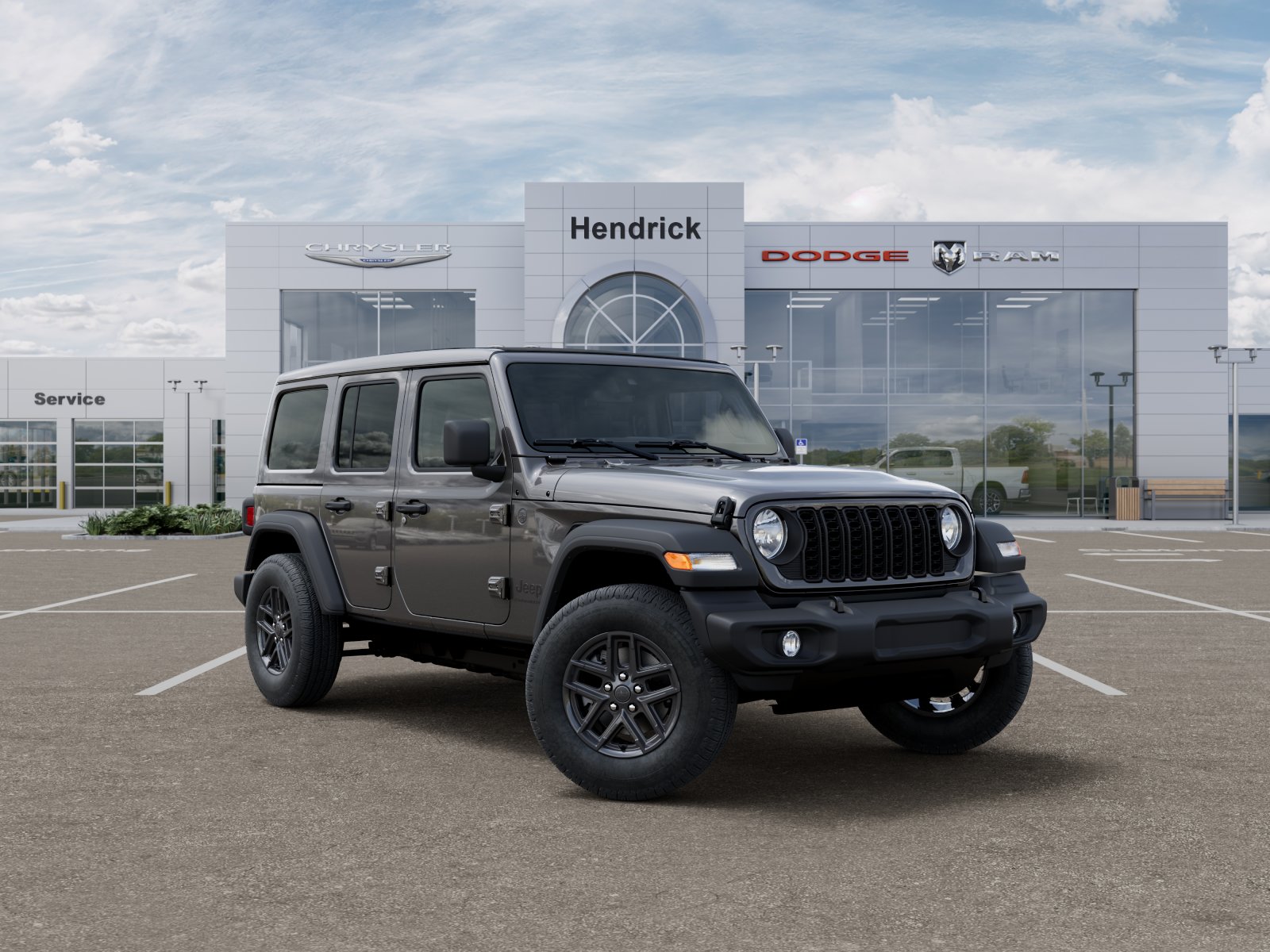 New 2026 Granite Crystal Metallic Clearcoat Jeep Sport S image 36