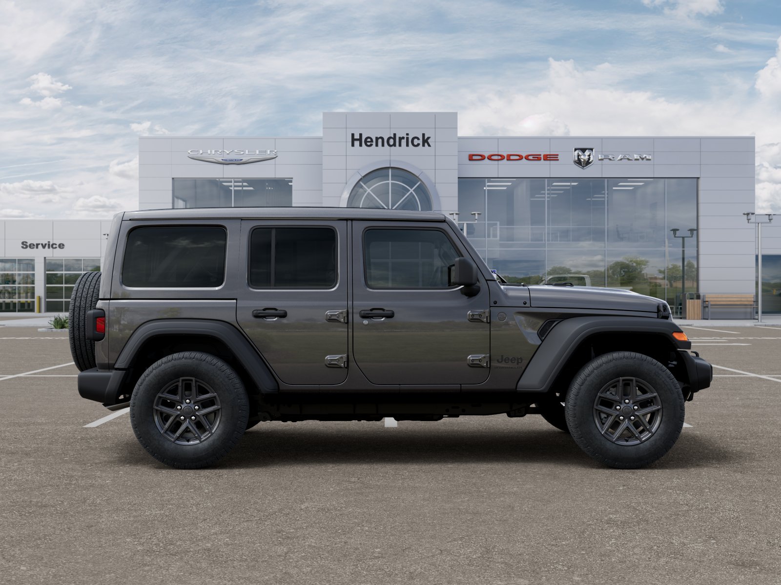 New 2026 Granite Crystal Metallic Clearcoat Jeep Sport S image 56
