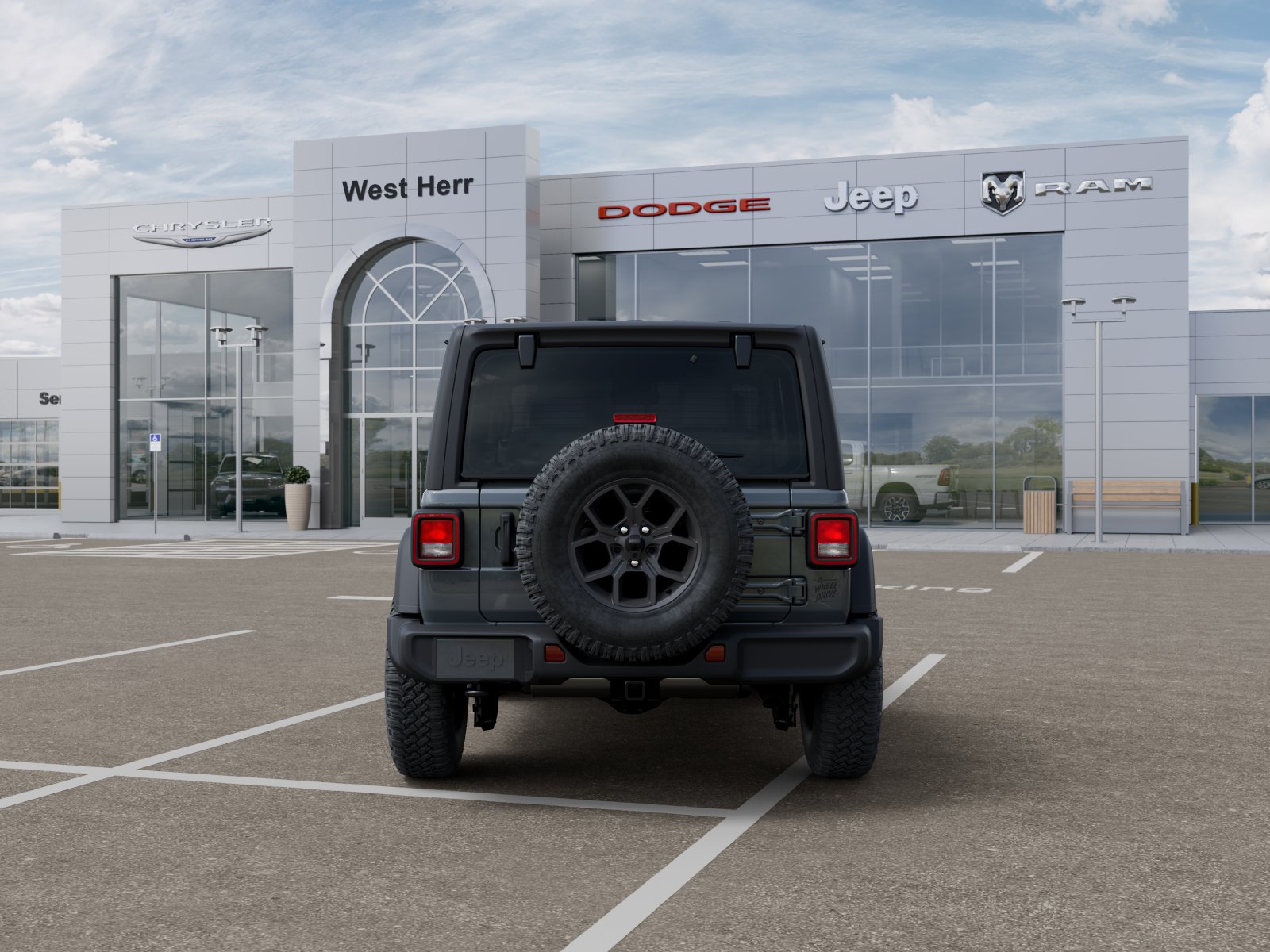 New 2026 Anvil Clear-Coat Exterior Pain Jeep WRANGLER 2-DOOR WILLYS image 7