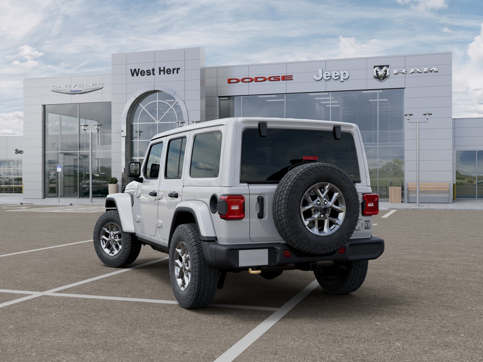 New 2026 Bright White Clear-Coat Exterior Paint Jeep WRANGLER 4-DOOR 85TH ANNIVERSA image 103