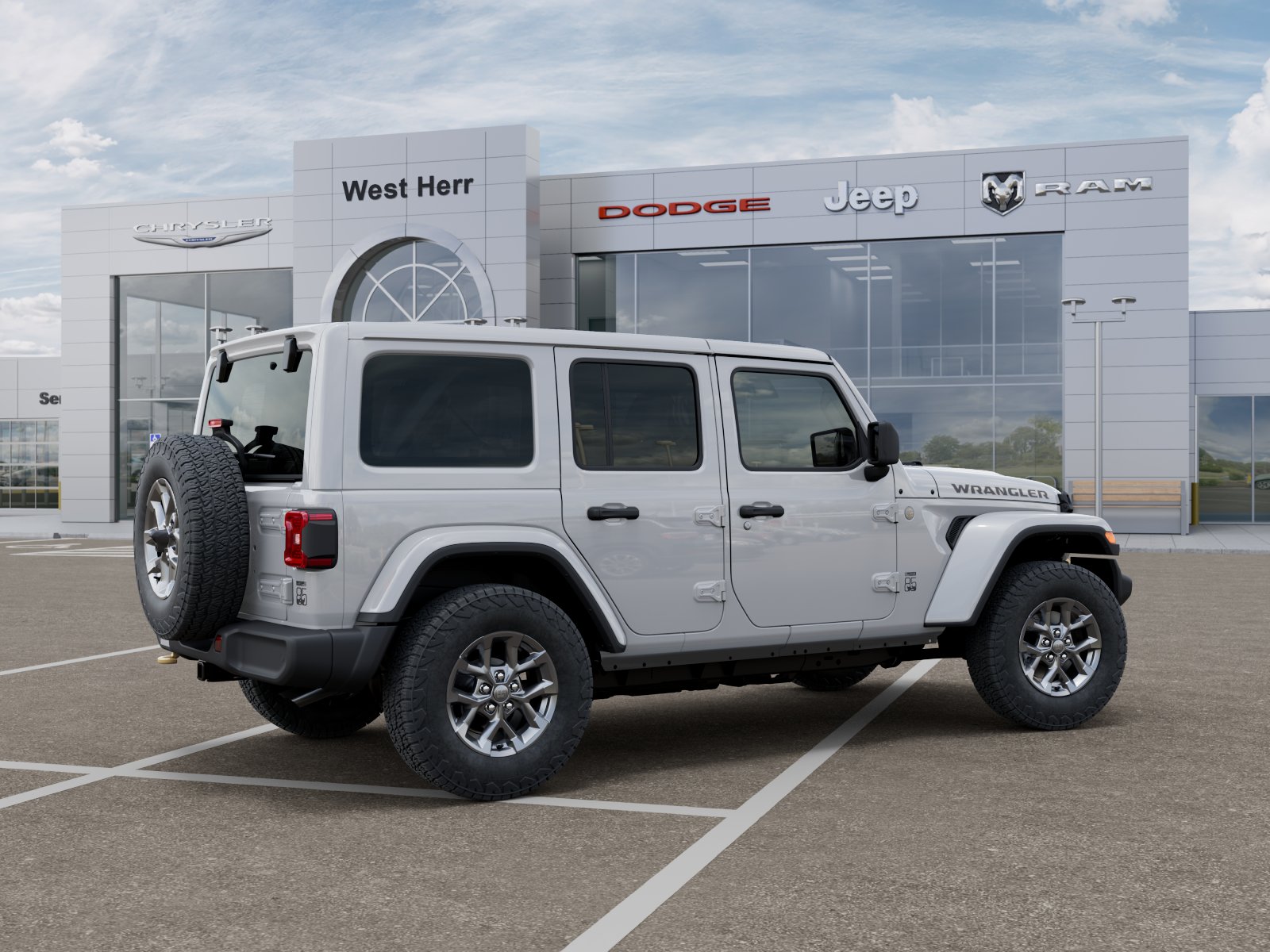 New 2026 Bright White Clear-Coat Exterior Paint Jeep WRANGLER 4-DOOR 85TH ANNIVERSA image 104