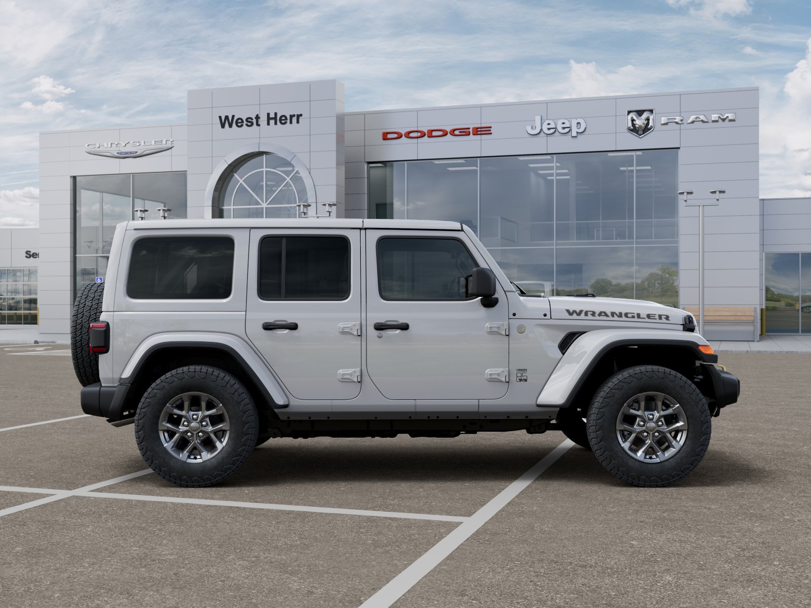 New 2026 Bright White Clear-Coat Exterior Paint Jeep WRANGLER 4-DOOR 85TH ANNIVERSA image 121