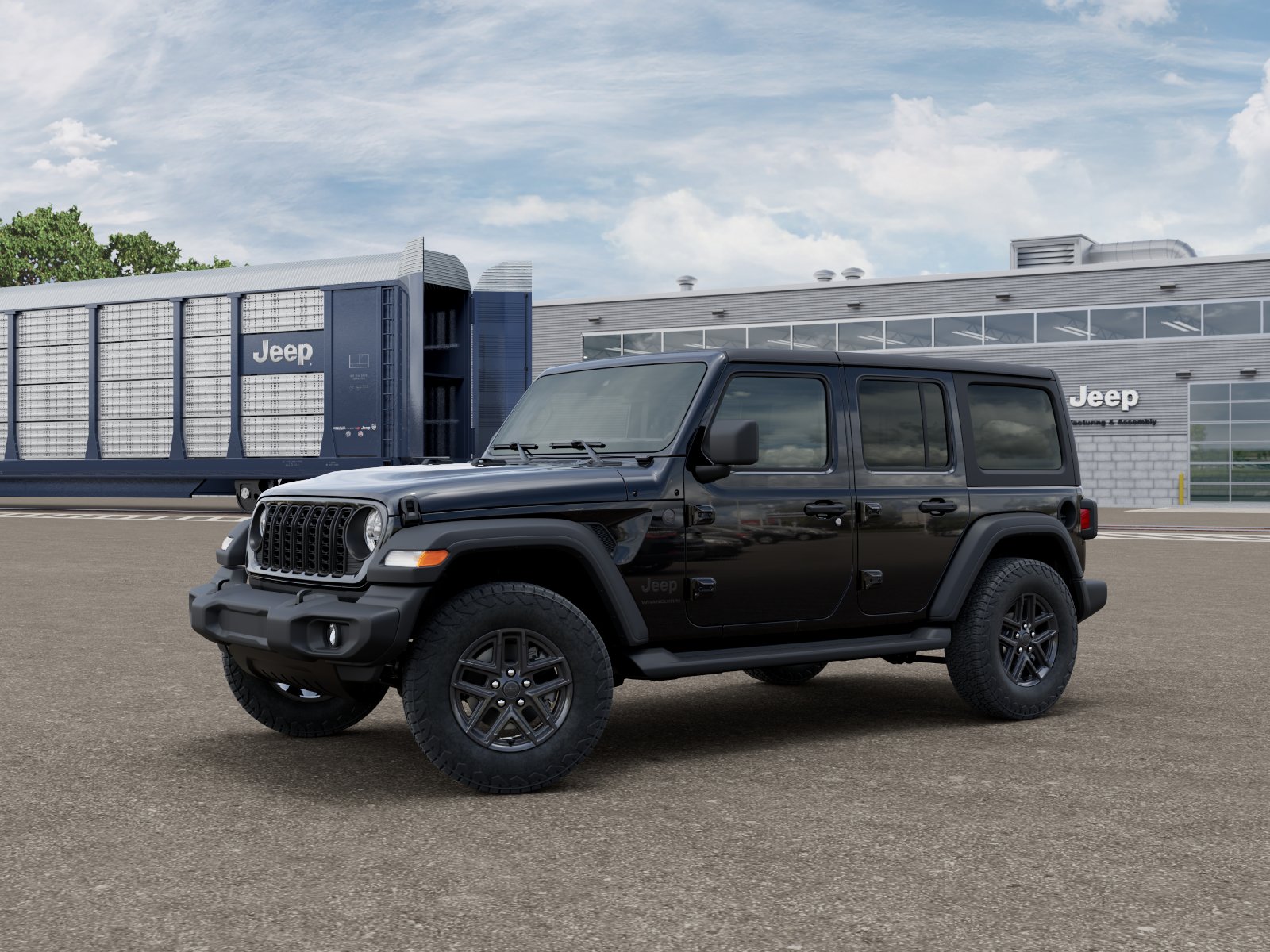 New 2026 Black Clear-Coat Exterior Paint Jeep Sport S image 2
