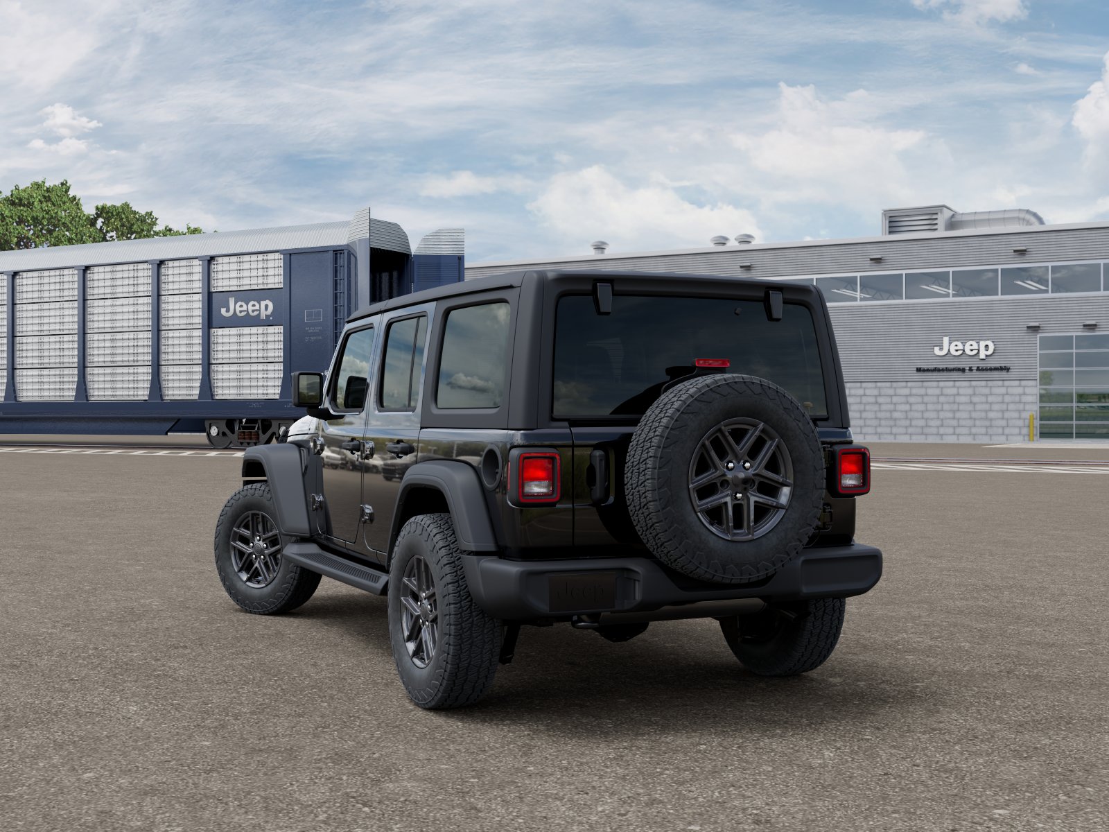 New 2026 Black Clear-Coat Exterior Paint Jeep Sport S image 3