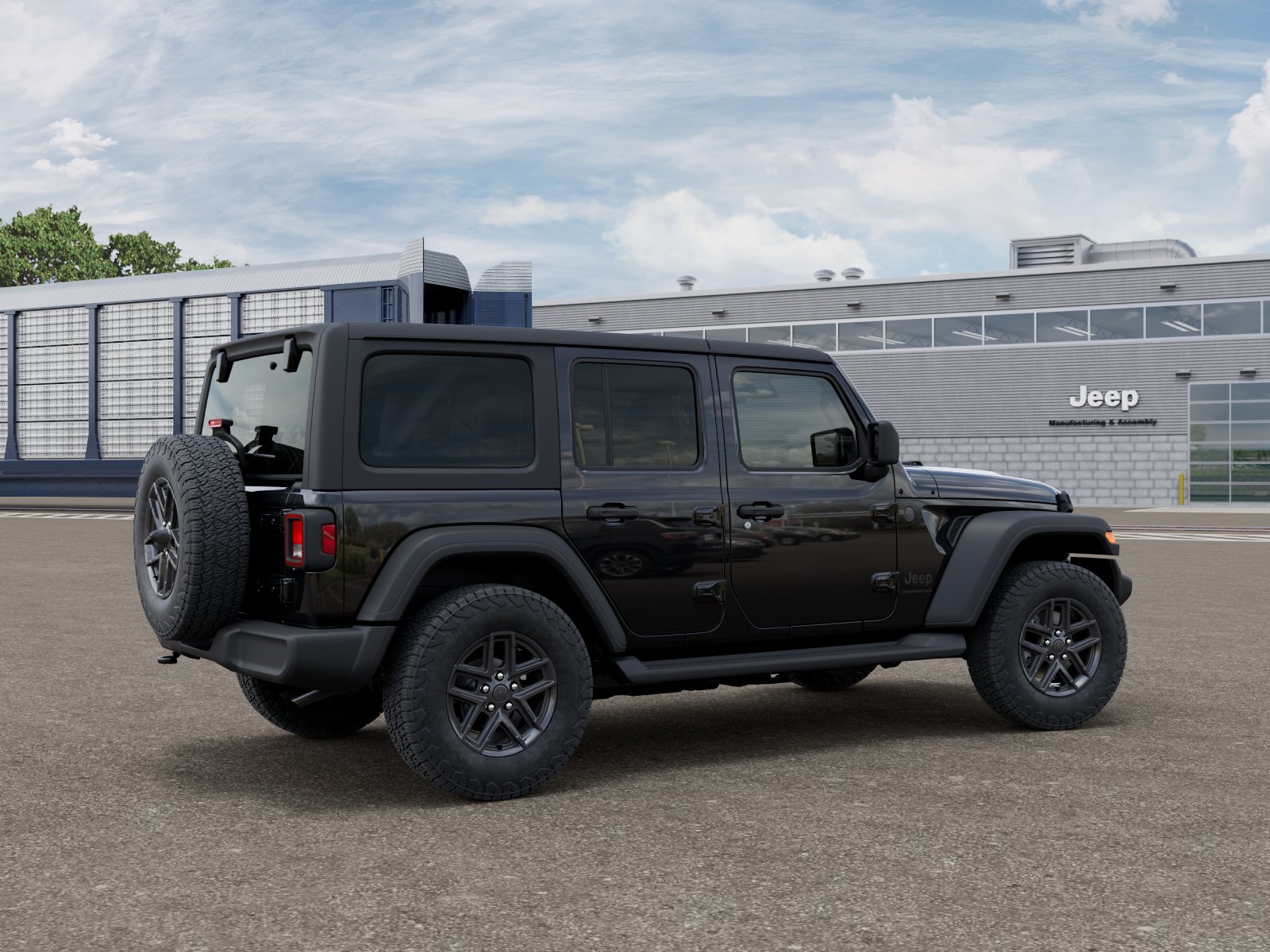 New 2026 Black Clear-Coat Exterior Paint Jeep Sport S image 4