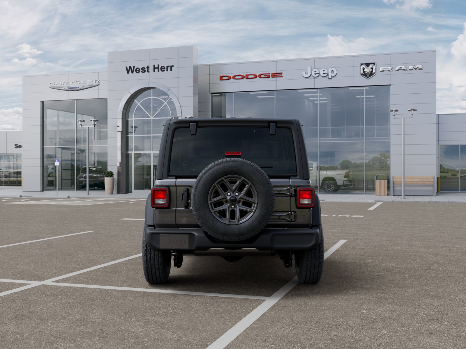 New 2026 Granite Crystal Metallic Clear-Coat Exterior Paint Jeep Sport S image 19