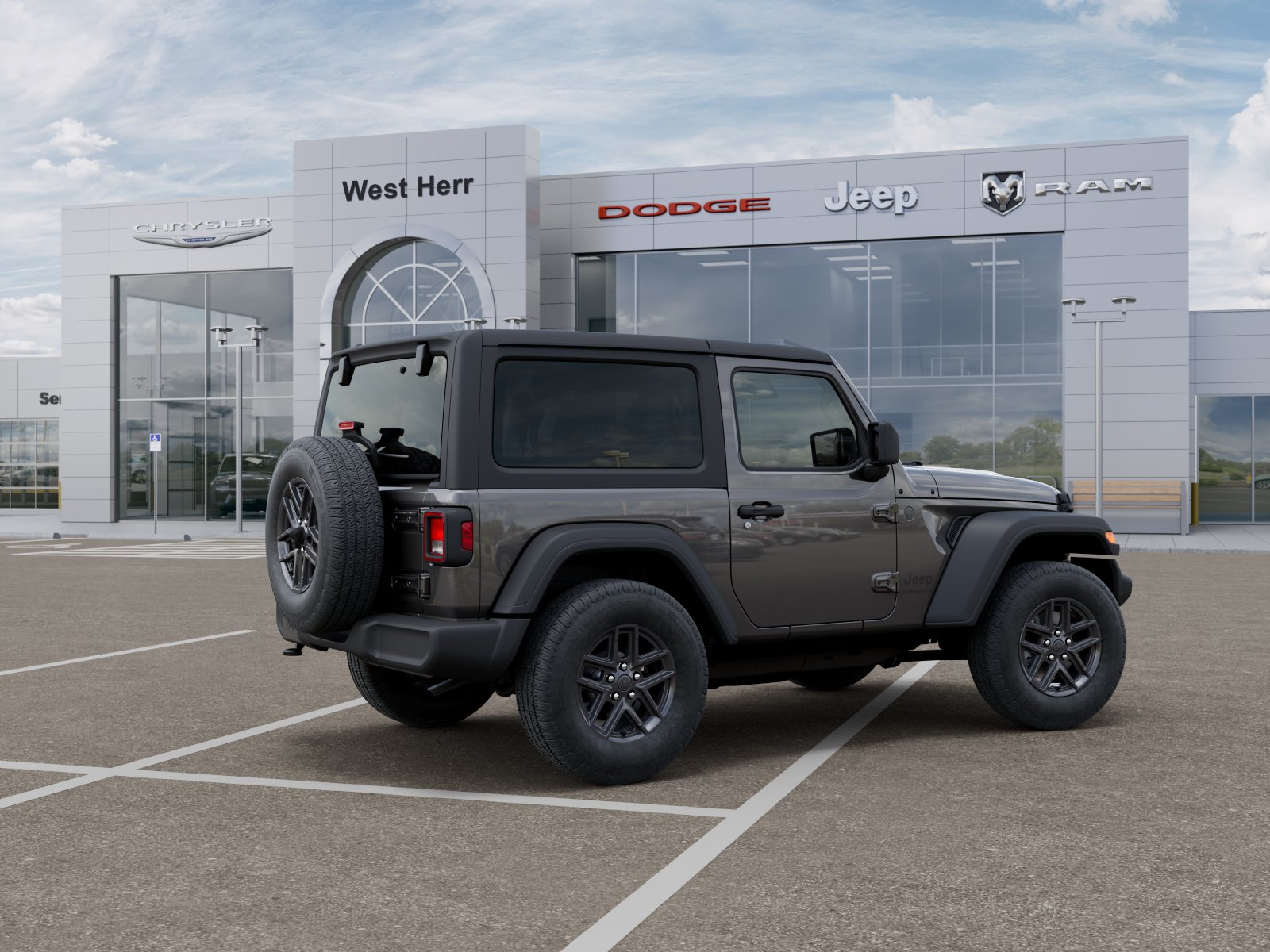 New 2026 Granite Crystal Metallic Clear-Coat Exterior Paint Jeep Sport S image 16