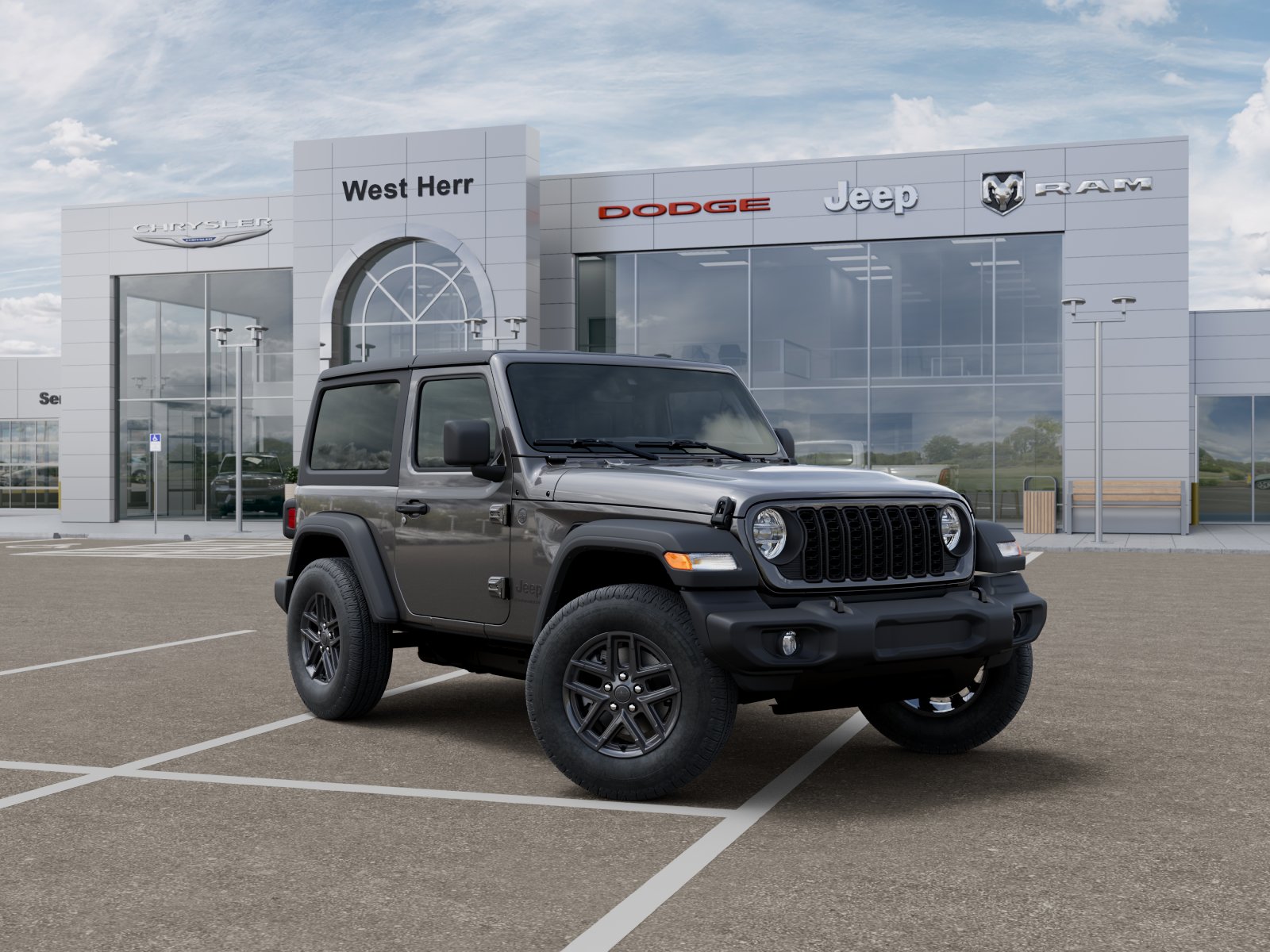 New 2026 Granite Crystal Metallic Clear-Coat Exterior Paint Jeep Sport S image 17