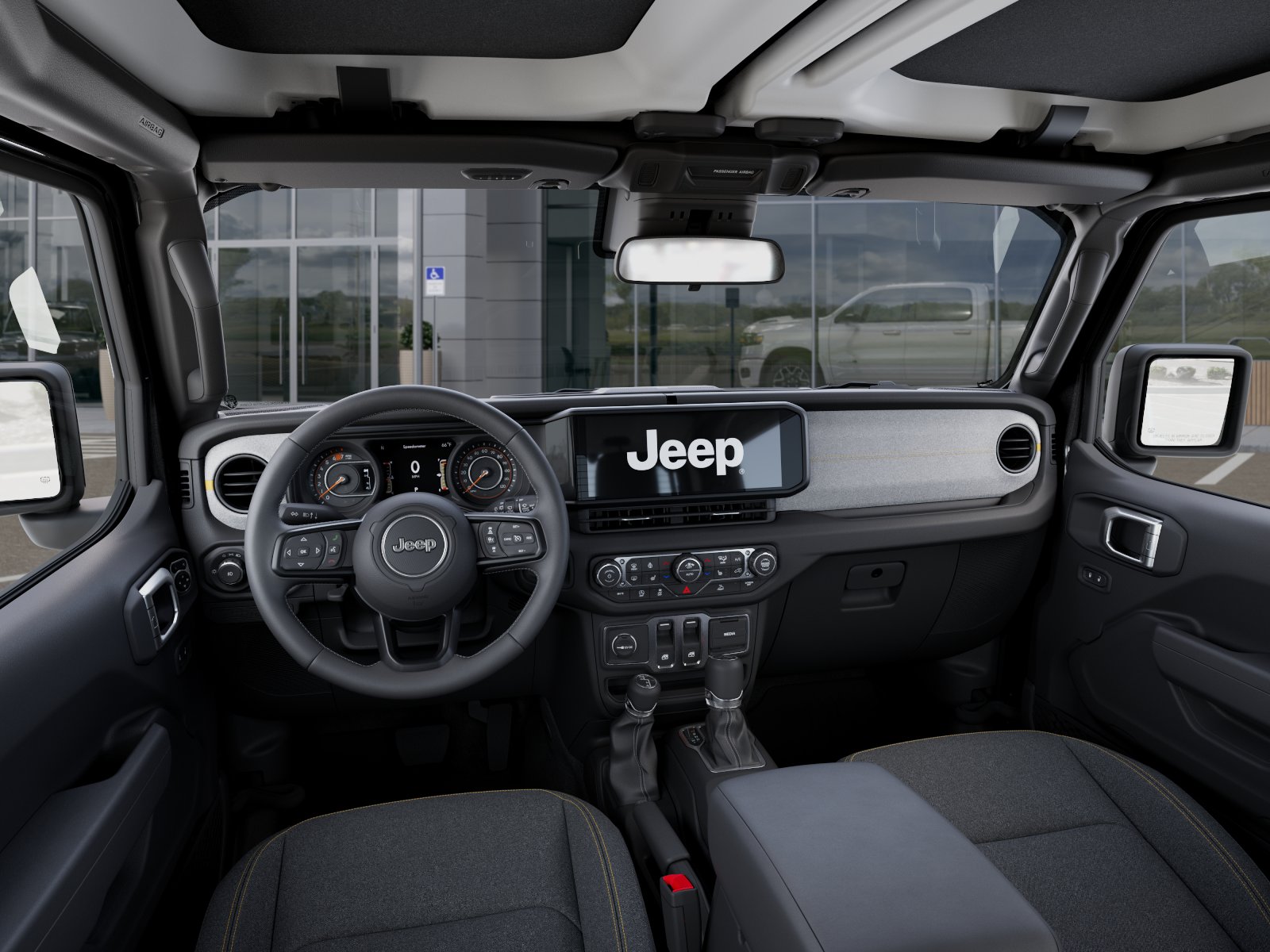 New 2026 Granite Crystal Metallic Clear-Coat Exterior Paint Jeep Sport S image 26