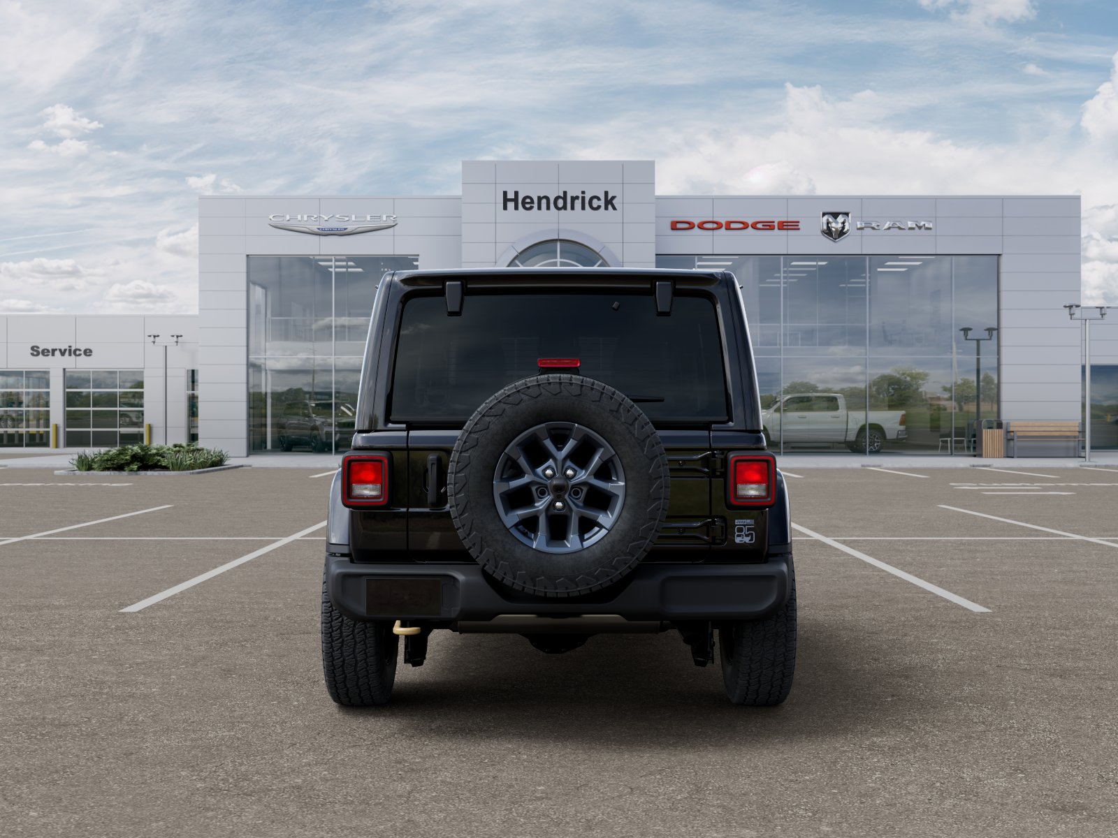 New 2026 Black Clear-Coat Exterior Paint Jeep 85th Anniversary image 41