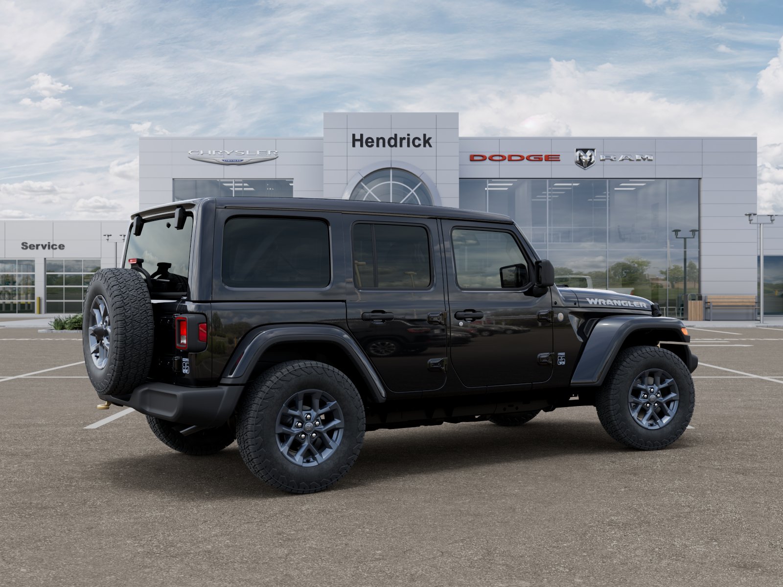 New 2026 Black Clear-Coat Exterior Paint Jeep 85th Anniversary image 39