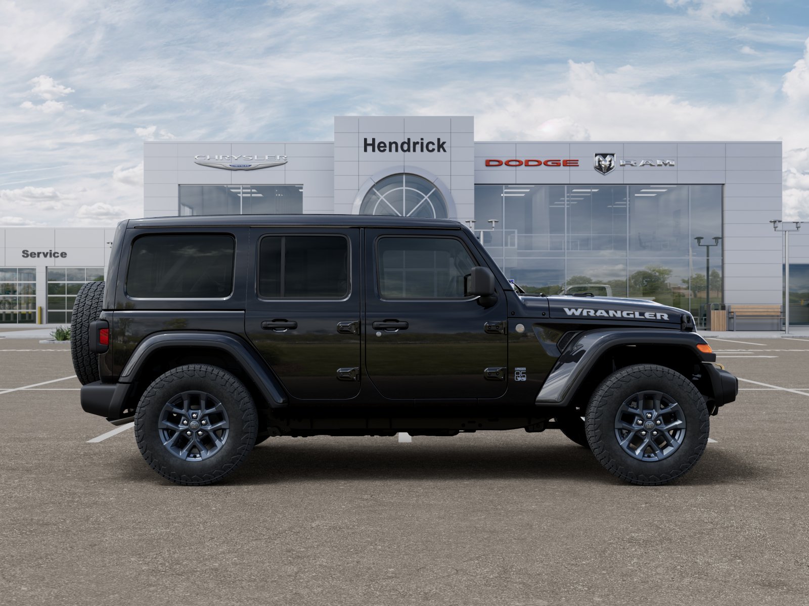 New 2026 Black Clear-Coat Exterior Paint Jeep 85th Anniversary image 55