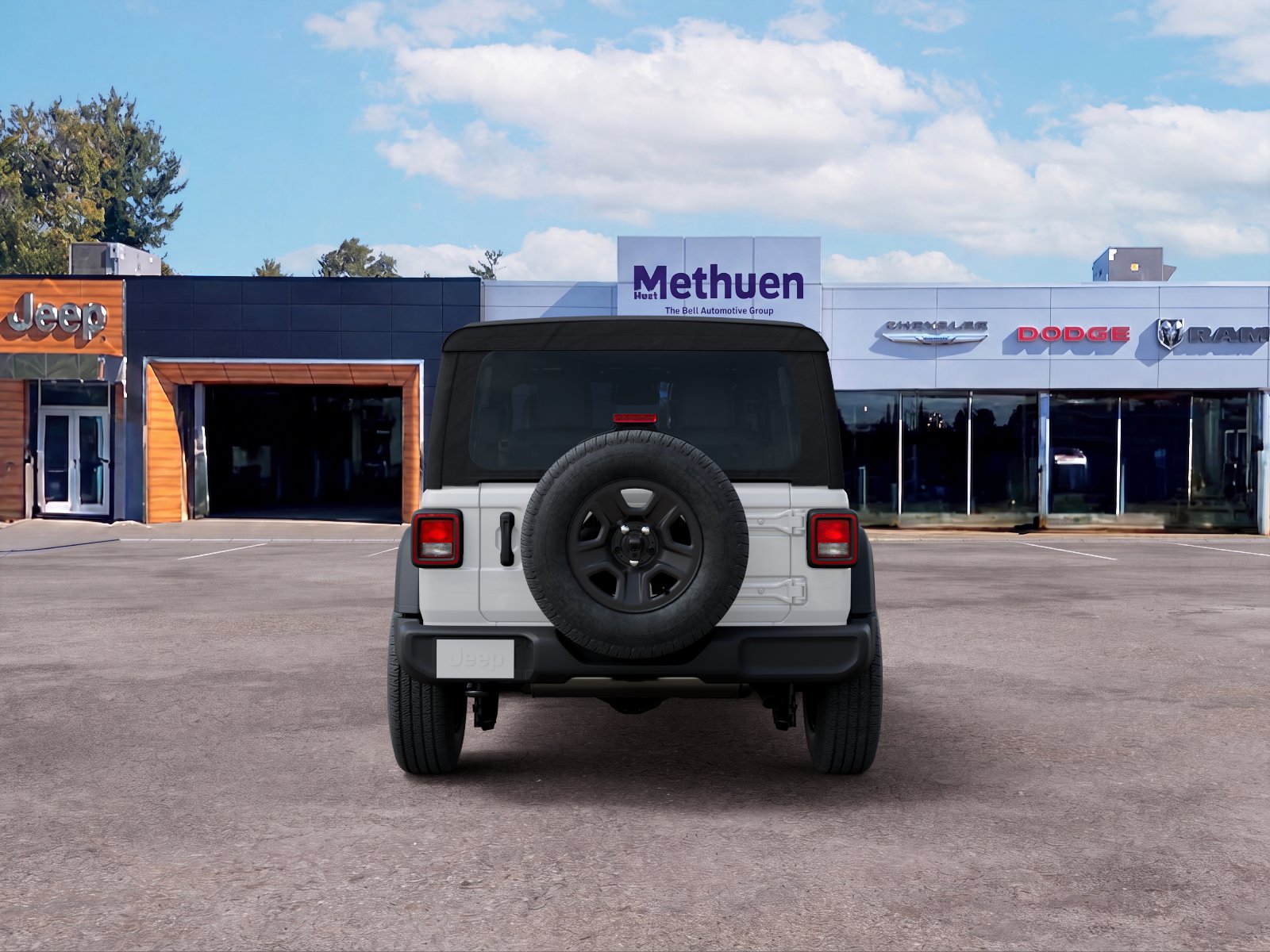 New 2026 Bright White Clear-Coat Exterior Paint Jeep Sport image 22
