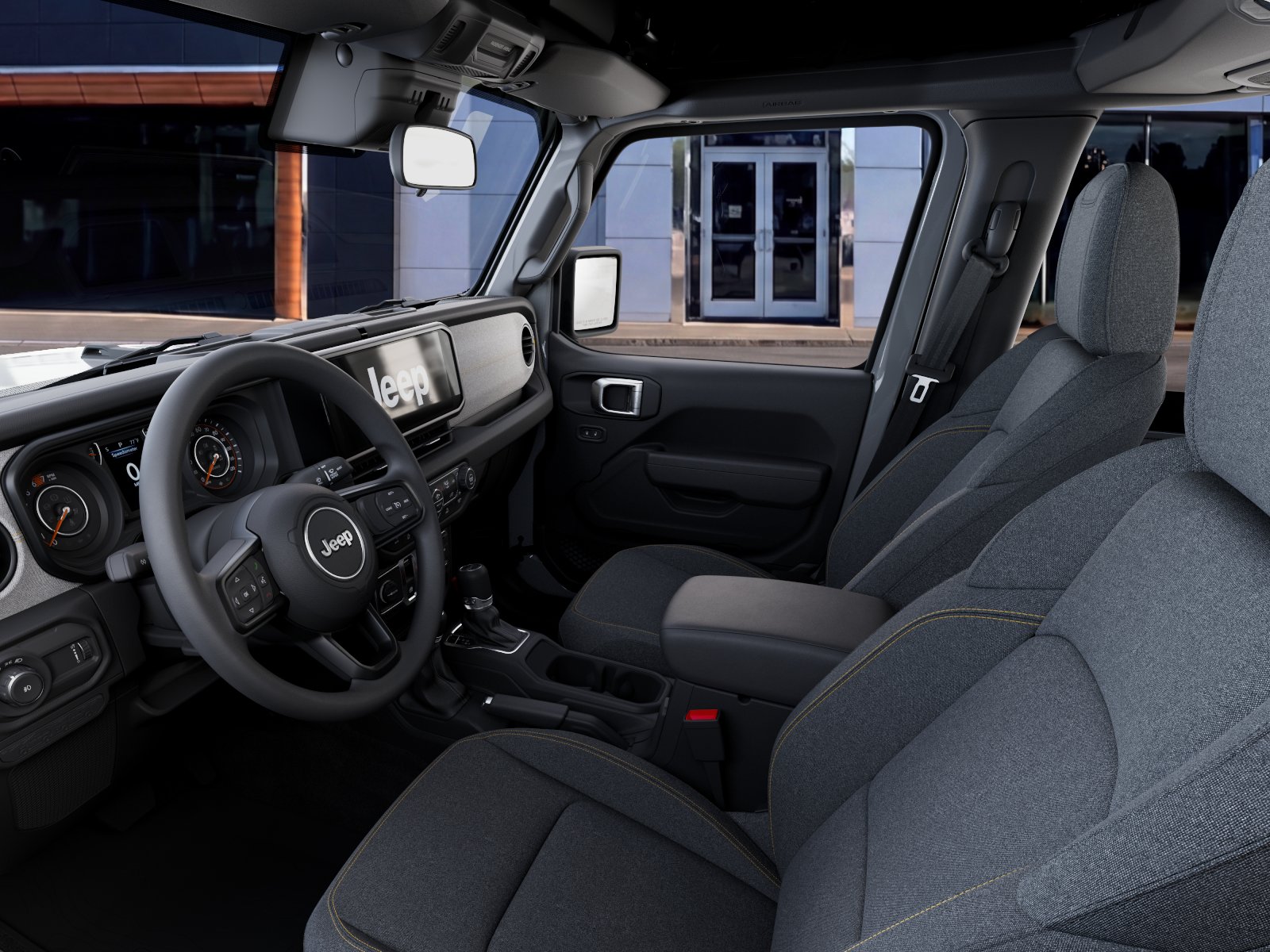 New 2026 Bright White Clear-Coat Exterior Paint Jeep Sport image 37