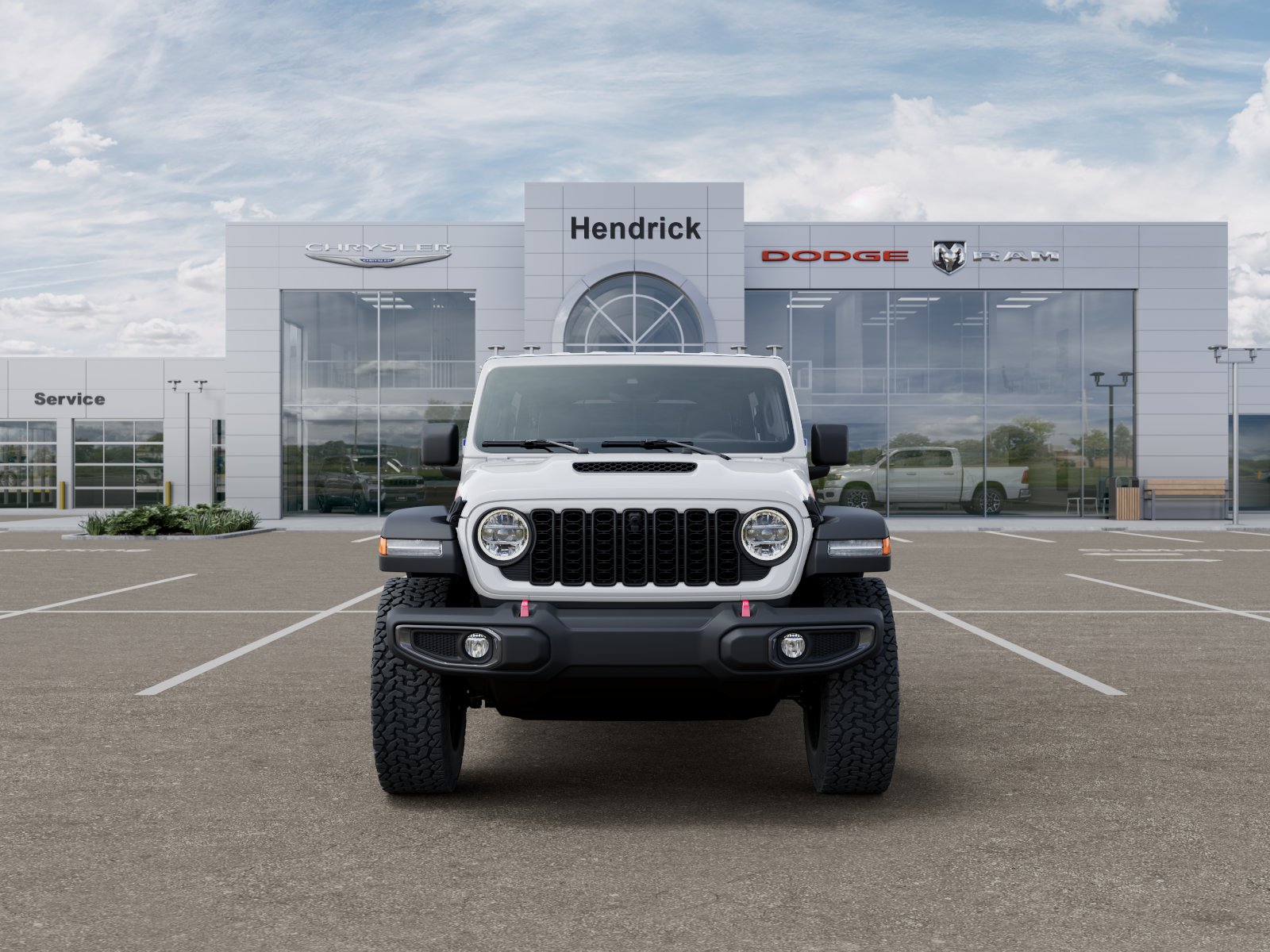 New 2026 Bright White Clear-Coat Exterior Paint Jeep Rubicon image 41