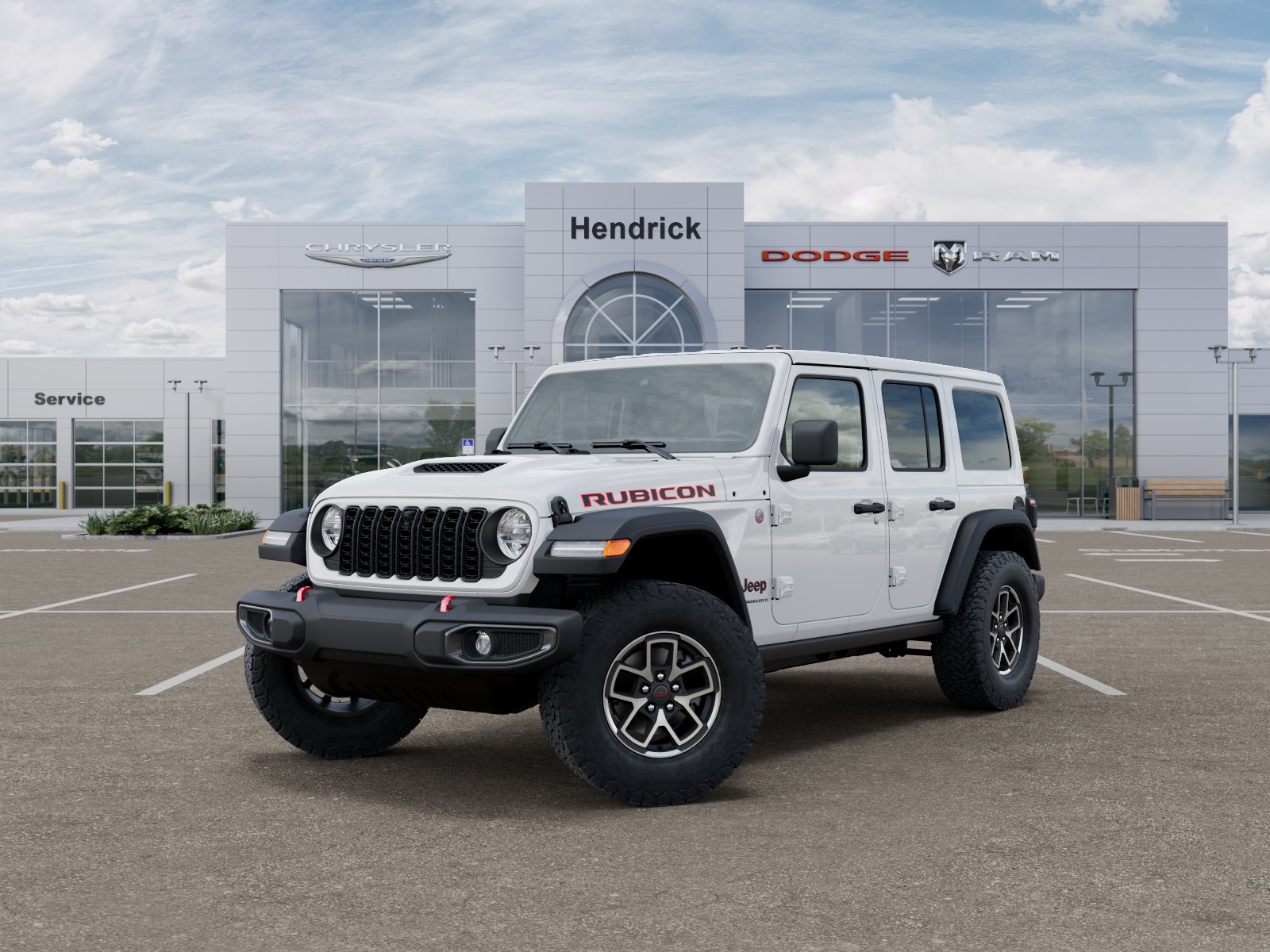New 2026 Bright White Clear-Coat Exterior Paint Jeep Rubicon image 37