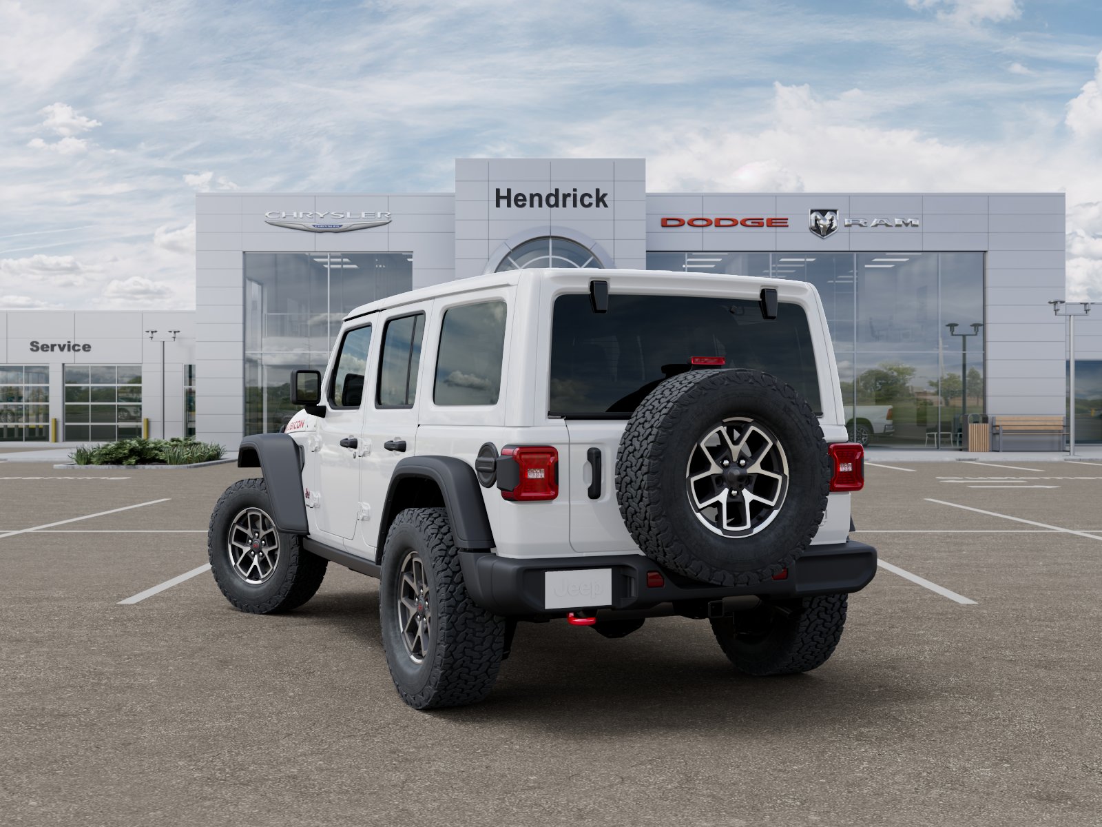 New 2026 Bright White Clear-Coat Exterior Paint Jeep Rubicon image 39