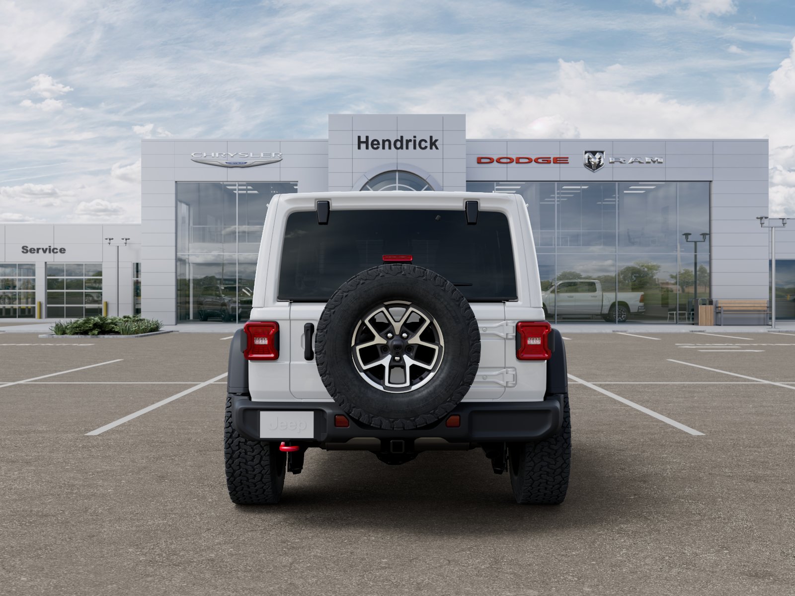 New 2026 Bright White Clear-Coat Exterior Paint Jeep Rubicon image 42