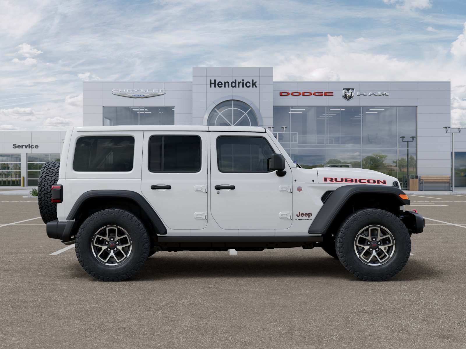New 2026 Bright White Clear-Coat Exterior Paint Jeep Rubicon image 56