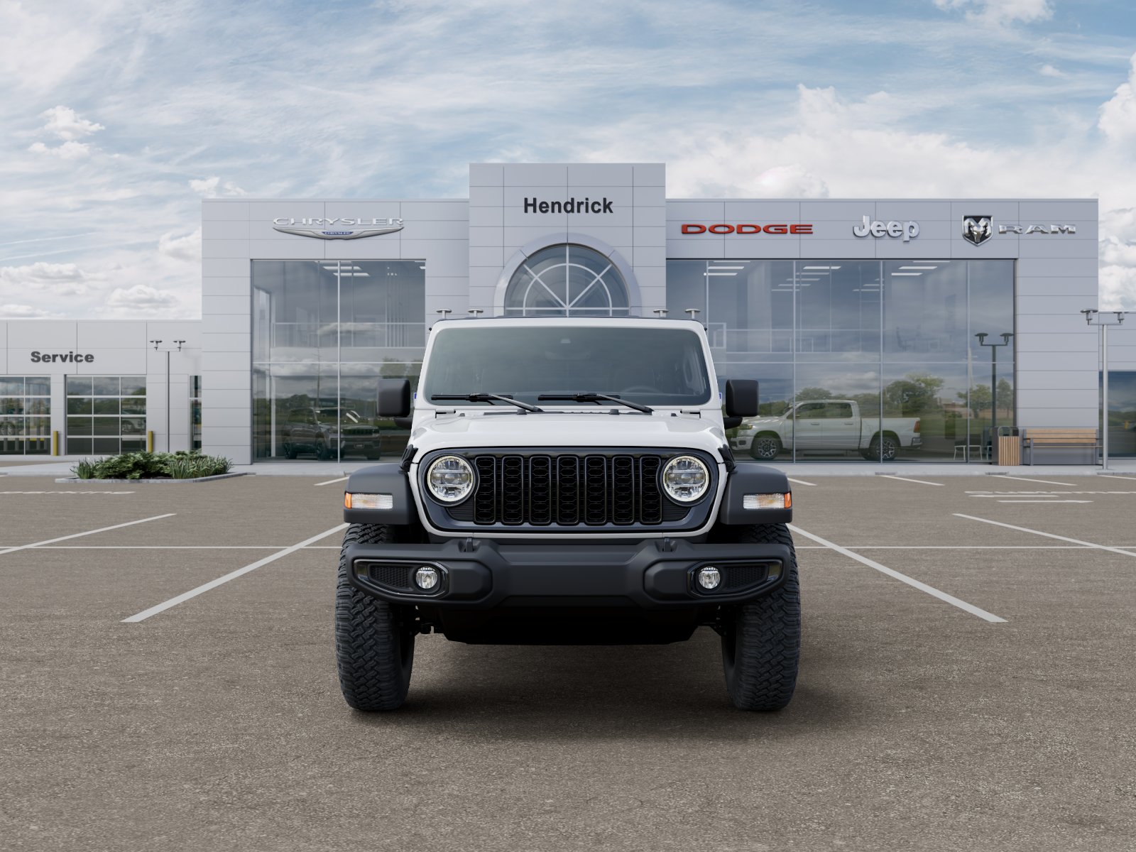 New 2026 Bright White Clear-Coat Exterior Paint Jeep Willys image 41
