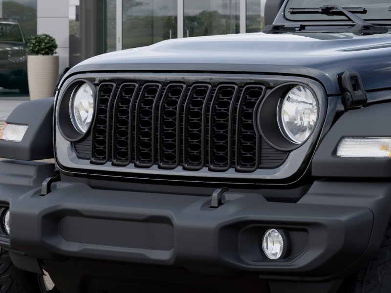 New 2026 Black Clear-Coat Exterior Paint Jeep WRANGLER 2-DOOR SPORT S image 111