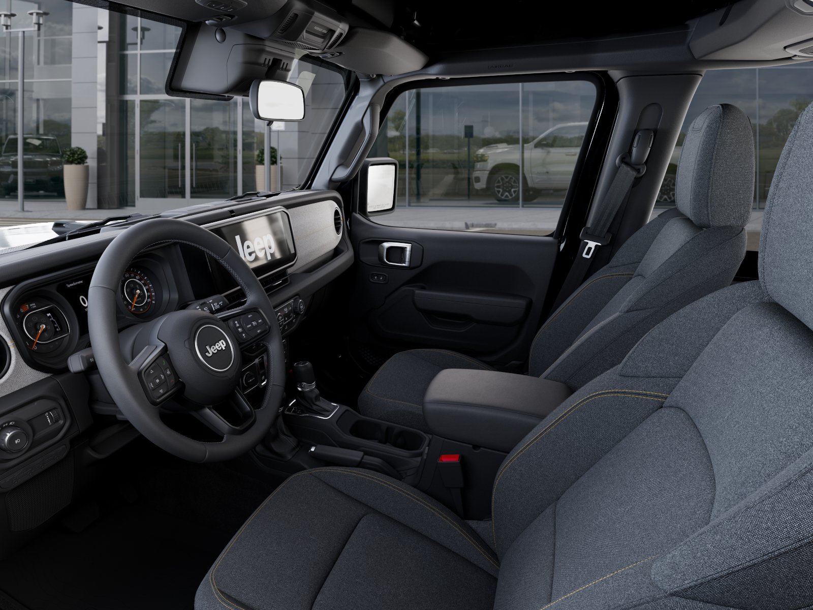 New 2026 Black Clear-Coat Exterior Paint Jeep WRANGLER 2-DOOR SPORT S image 122