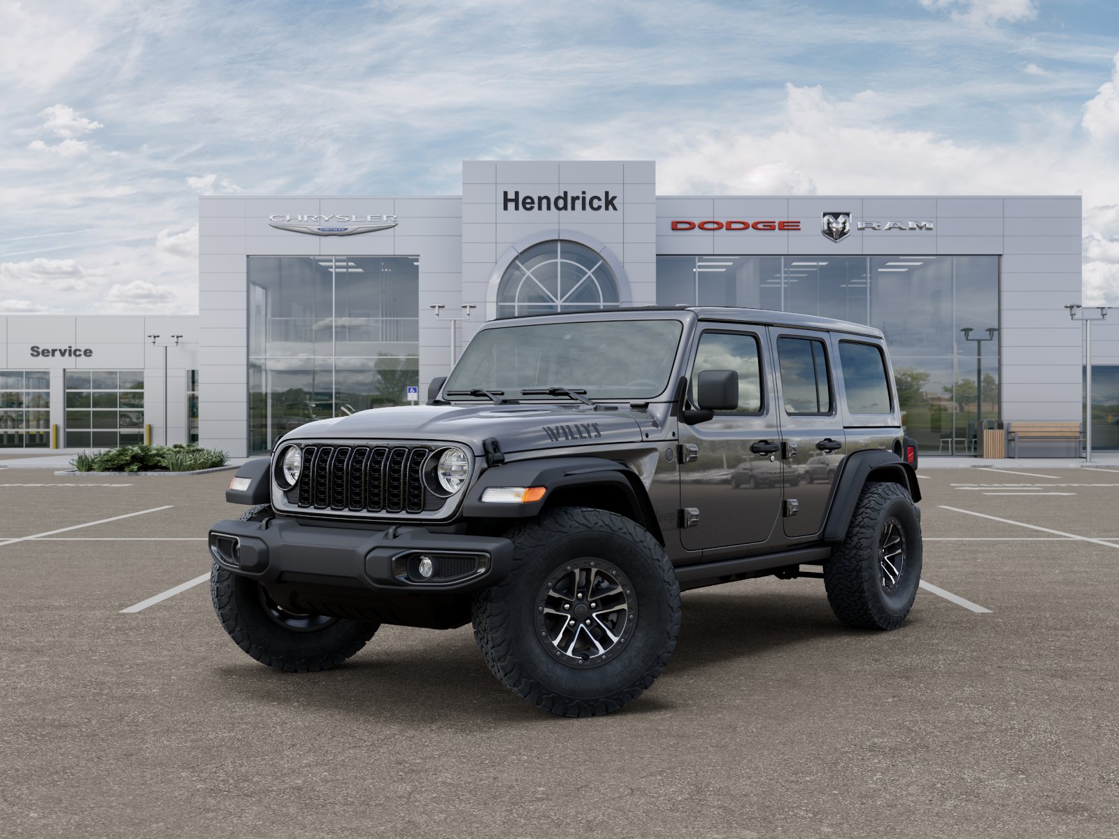 New 2026 Granite Crystal Metallic Clear-Coat Exterior Paint Jeep Willys image 63