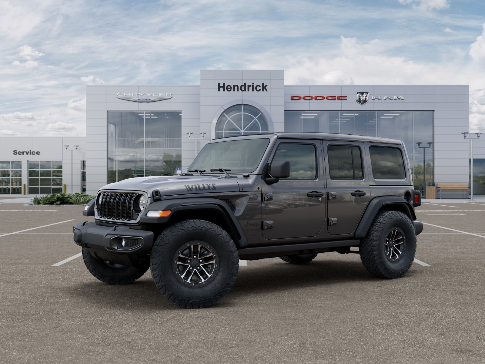 New 2026 Granite Crystal Metallic Clear-Coat Exterior Paint Jeep Willys image 64