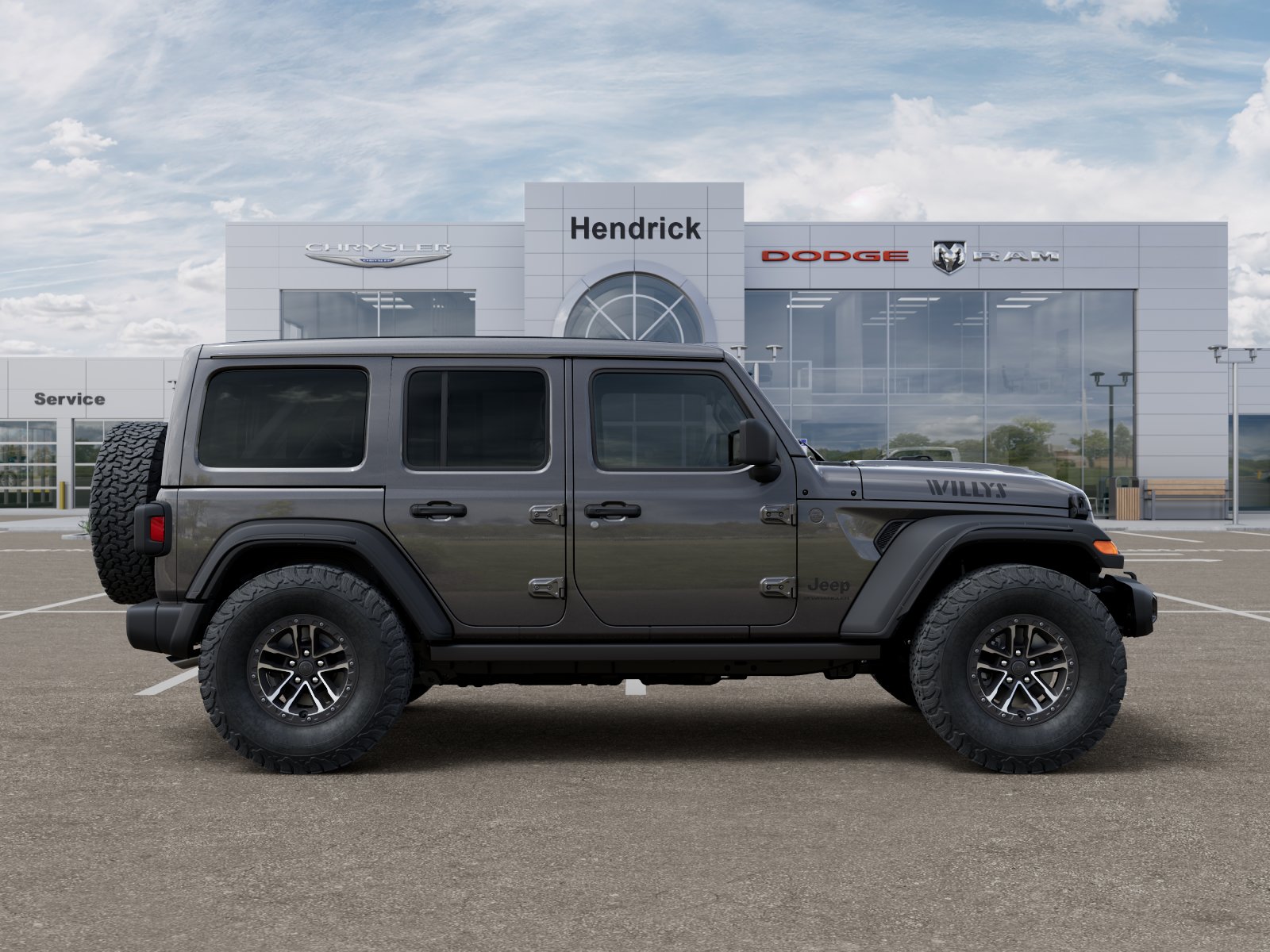 New 2026 Granite Crystal Metallic Clear-Coat Exterior Paint Jeep Willys image 82