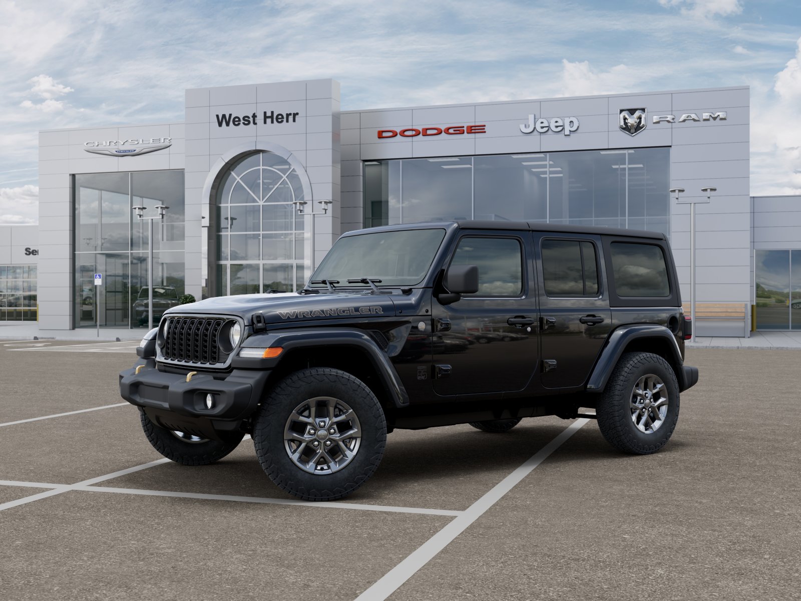 New 2026 Black Clear-Coat Exterior Paint Jeep WRANGLER 4-DOOR 85TH ANNIVERSA image 102