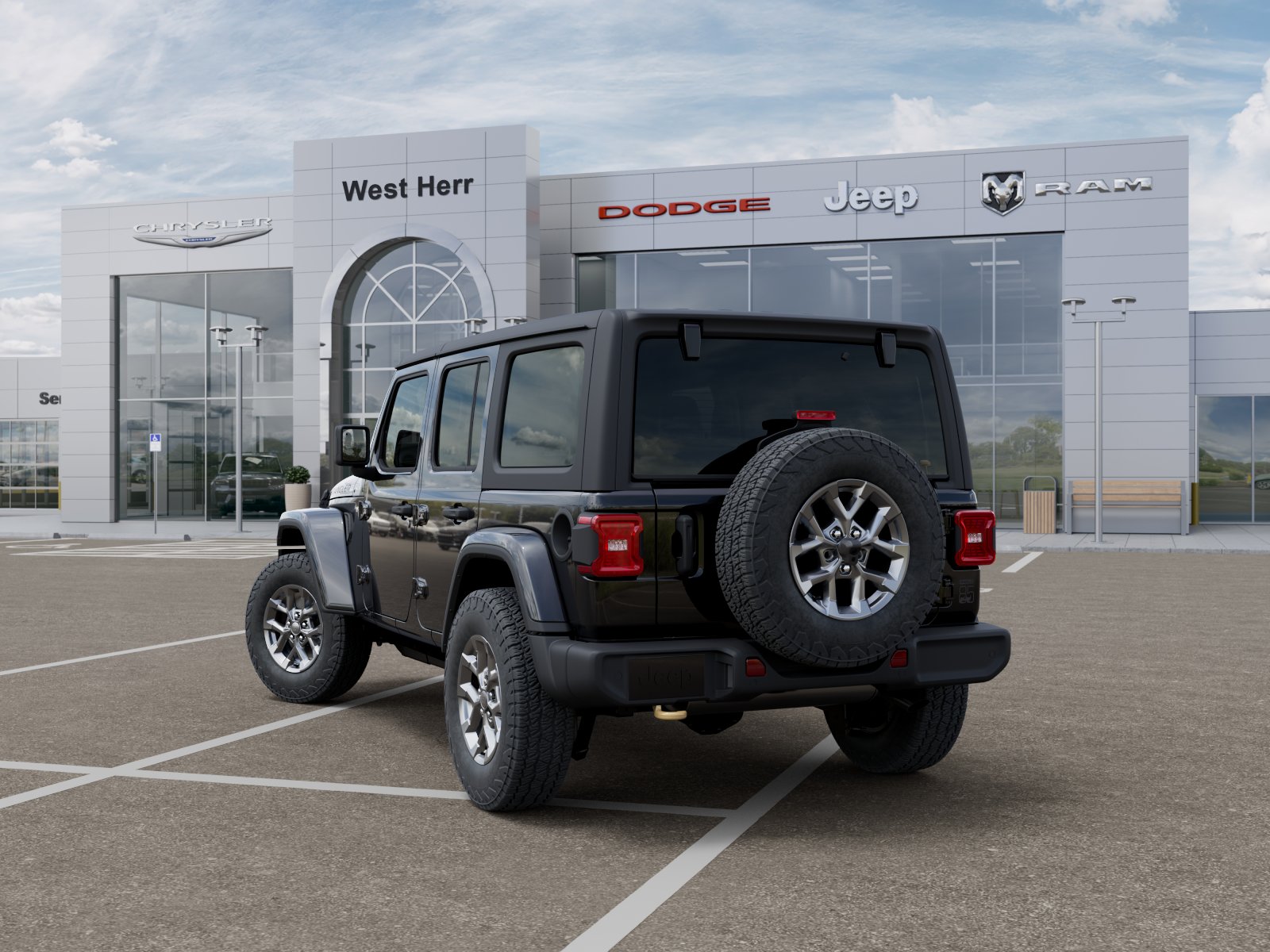 New 2026 Black Clear-Coat Exterior Paint Jeep WRANGLER 4-DOOR 85TH ANNIVERSA image 103
