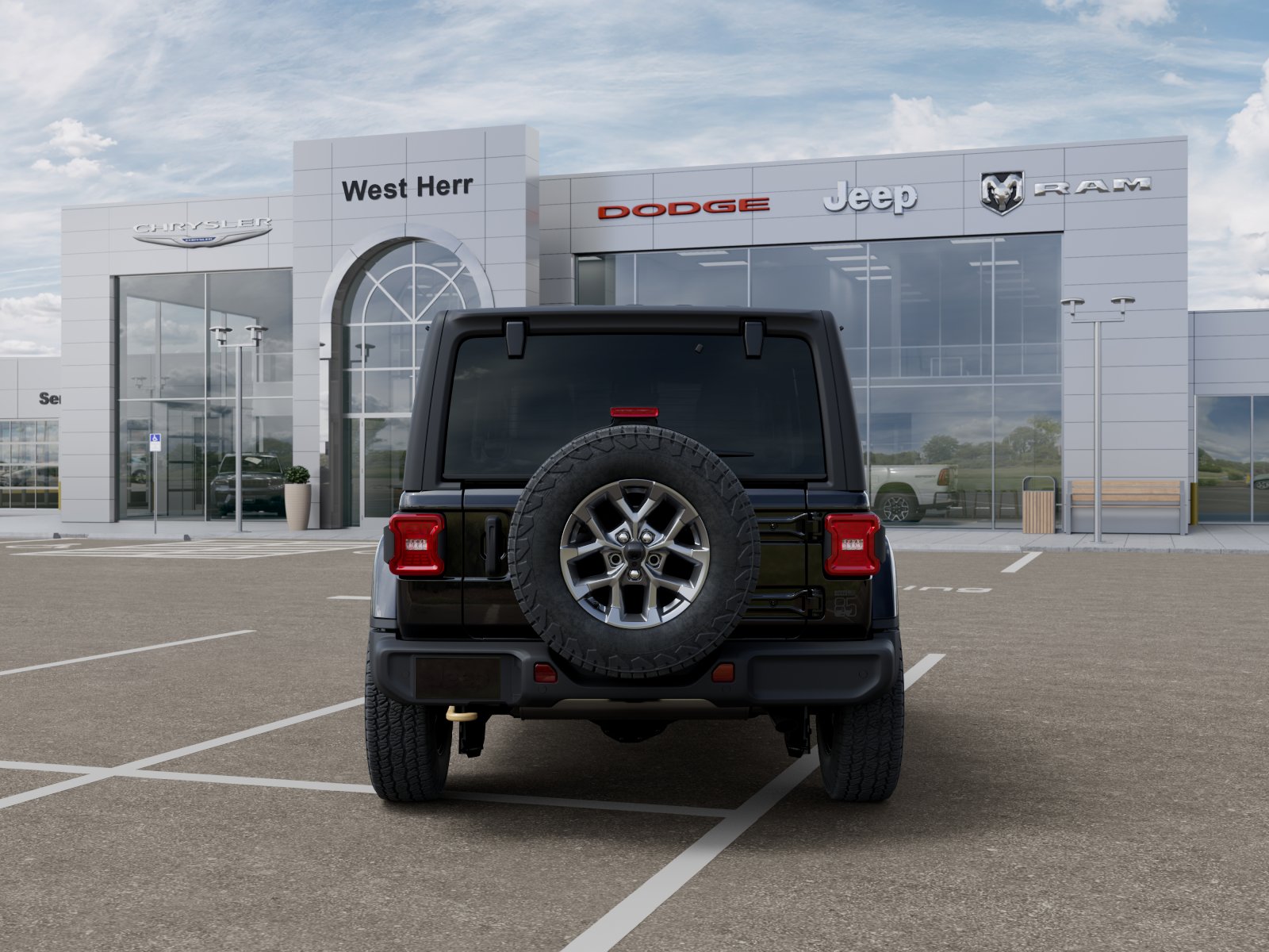 New 2026 Black Clear-Coat Exterior Paint Jeep WRANGLER 4-DOOR 85TH ANNIVERSA image 107