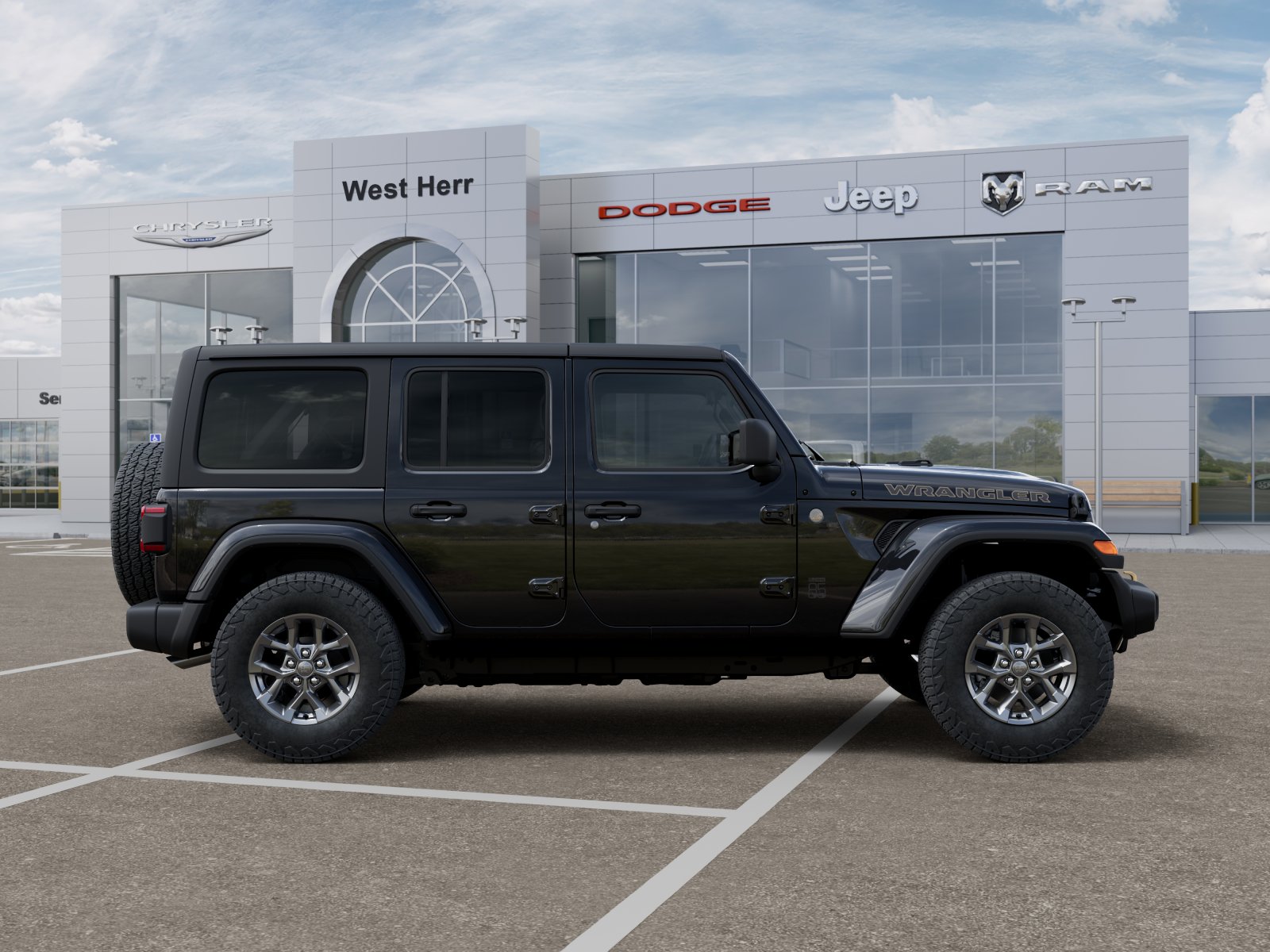New 2026 Black Clear-Coat Exterior Paint Jeep WRANGLER 4-DOOR 85TH ANNIVERSA image 121