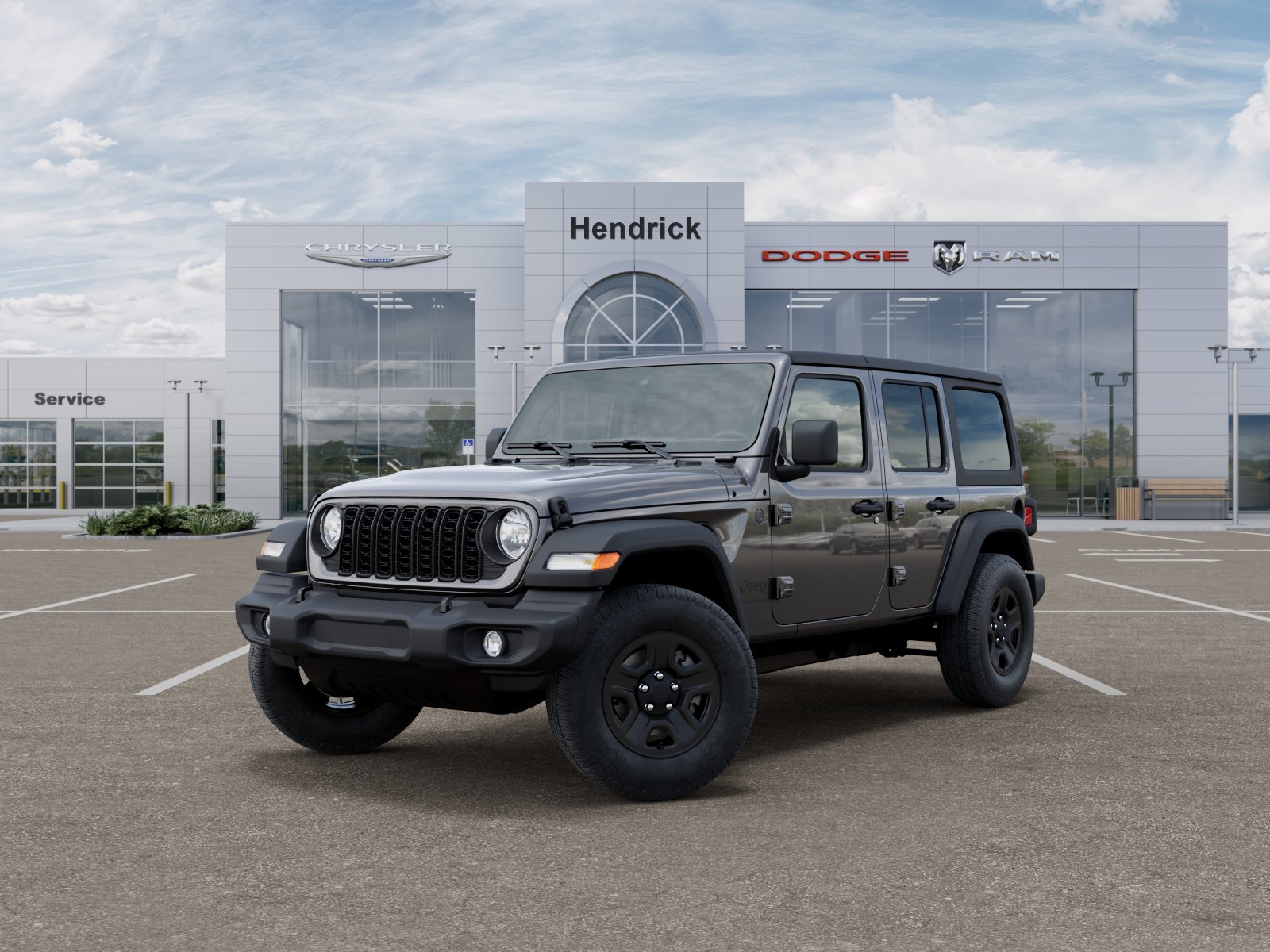 New 2026 Granite Crystal Metallic Clear-Coat Exterior Paint Jeep Sport image 37