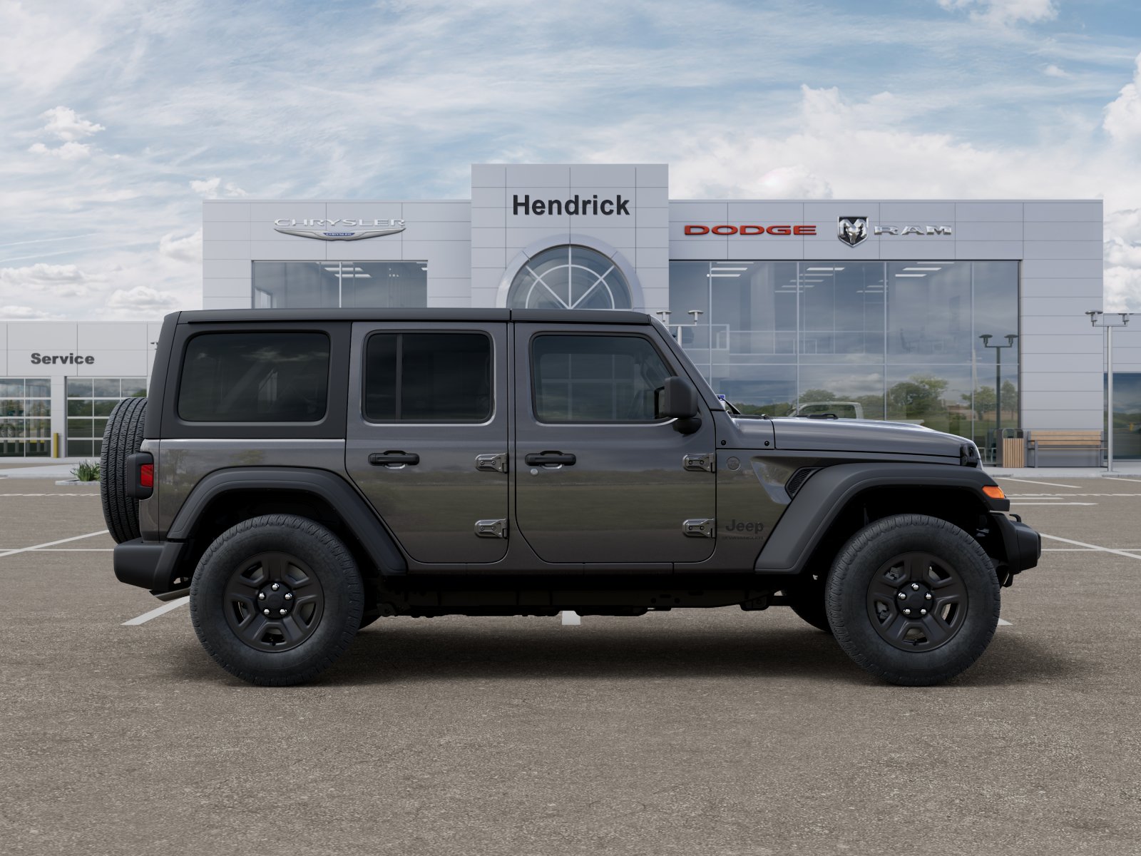 New 2026 Granite Crystal Metallic Clear-Coat Exterior Paint Jeep Sport image 56