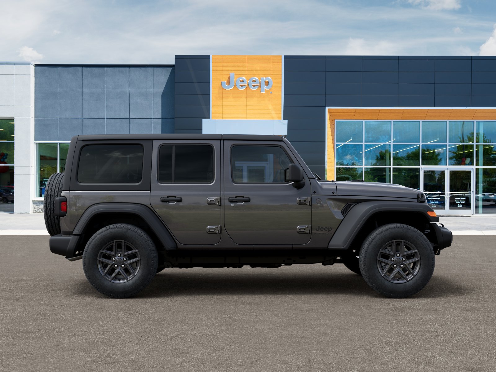 New 2026 Granite Crystal Metallic Clearcoat Jeep Sport image 47