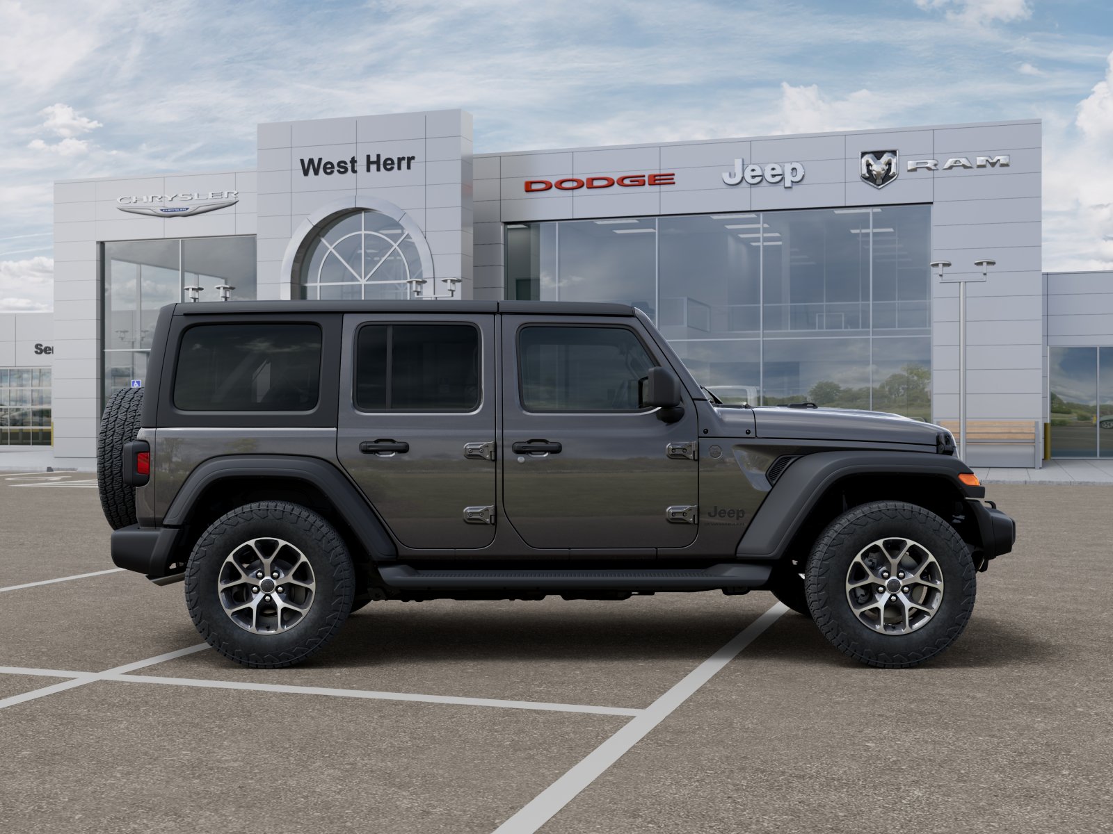 New 2026 Granite Crystal Metallic Clear-Coat Exterior Paint Jeep Sport S image 21