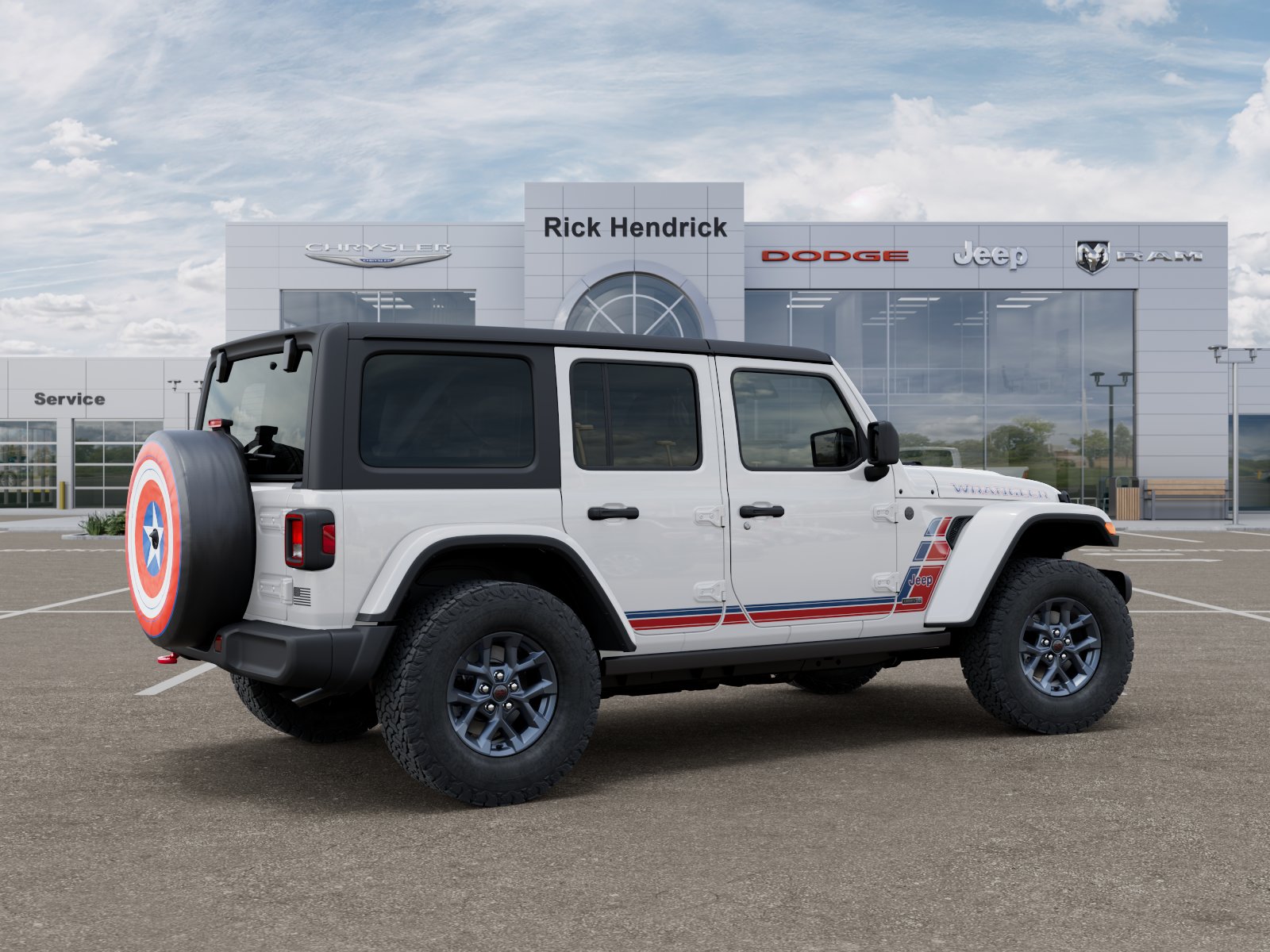 New 2026 Bright White Clearcoat Jeep America 250 image 4
