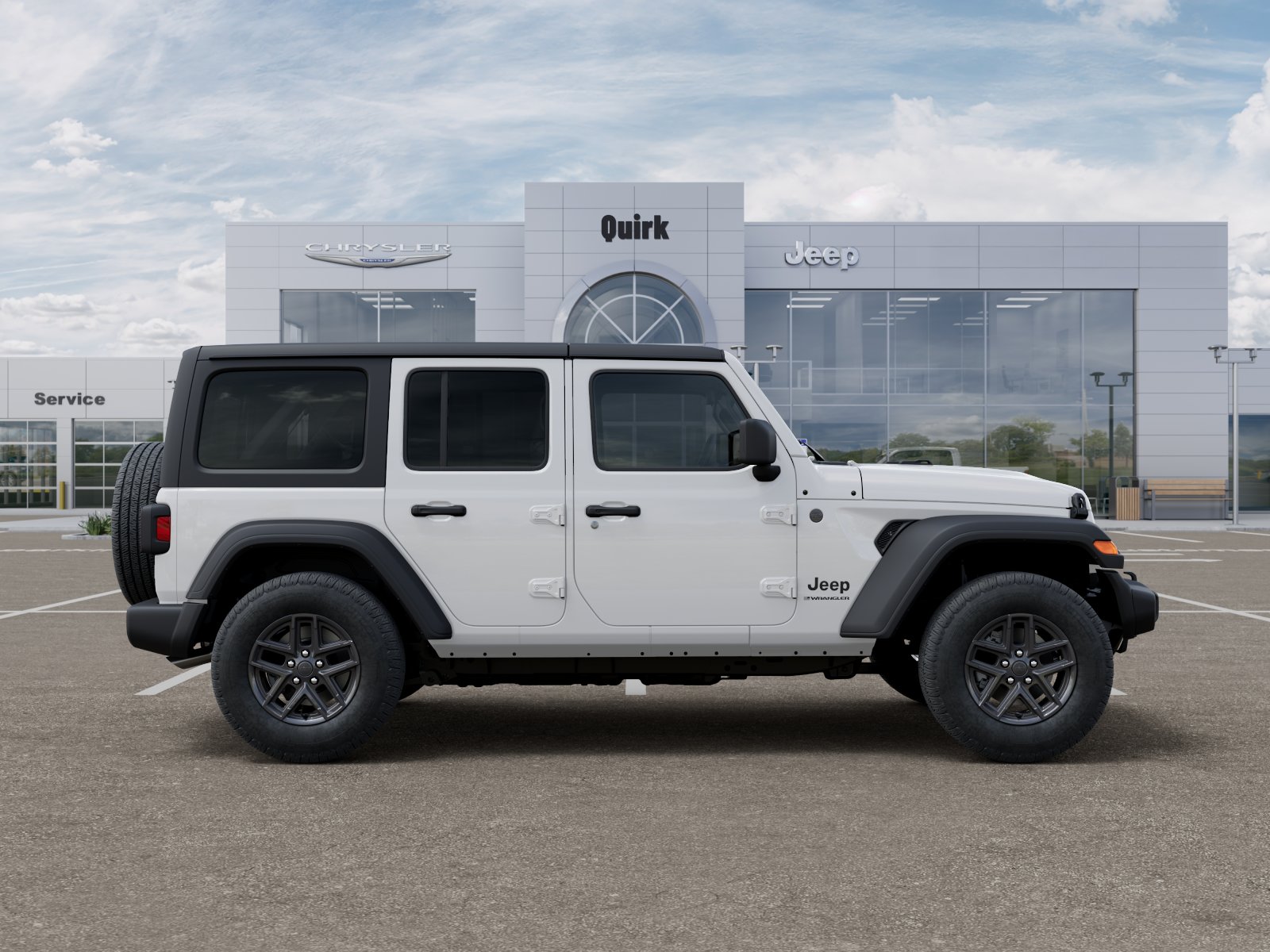 New 2026 Bright White Clearcoat Jeep Sport S image 47