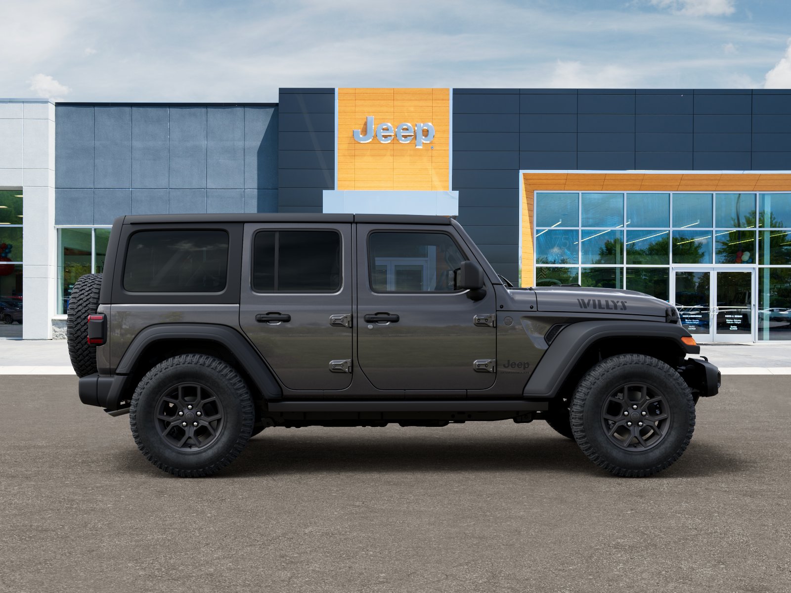 New 2026 Granite Crystal Metallic Clearcoat Jeep Willys image 47
