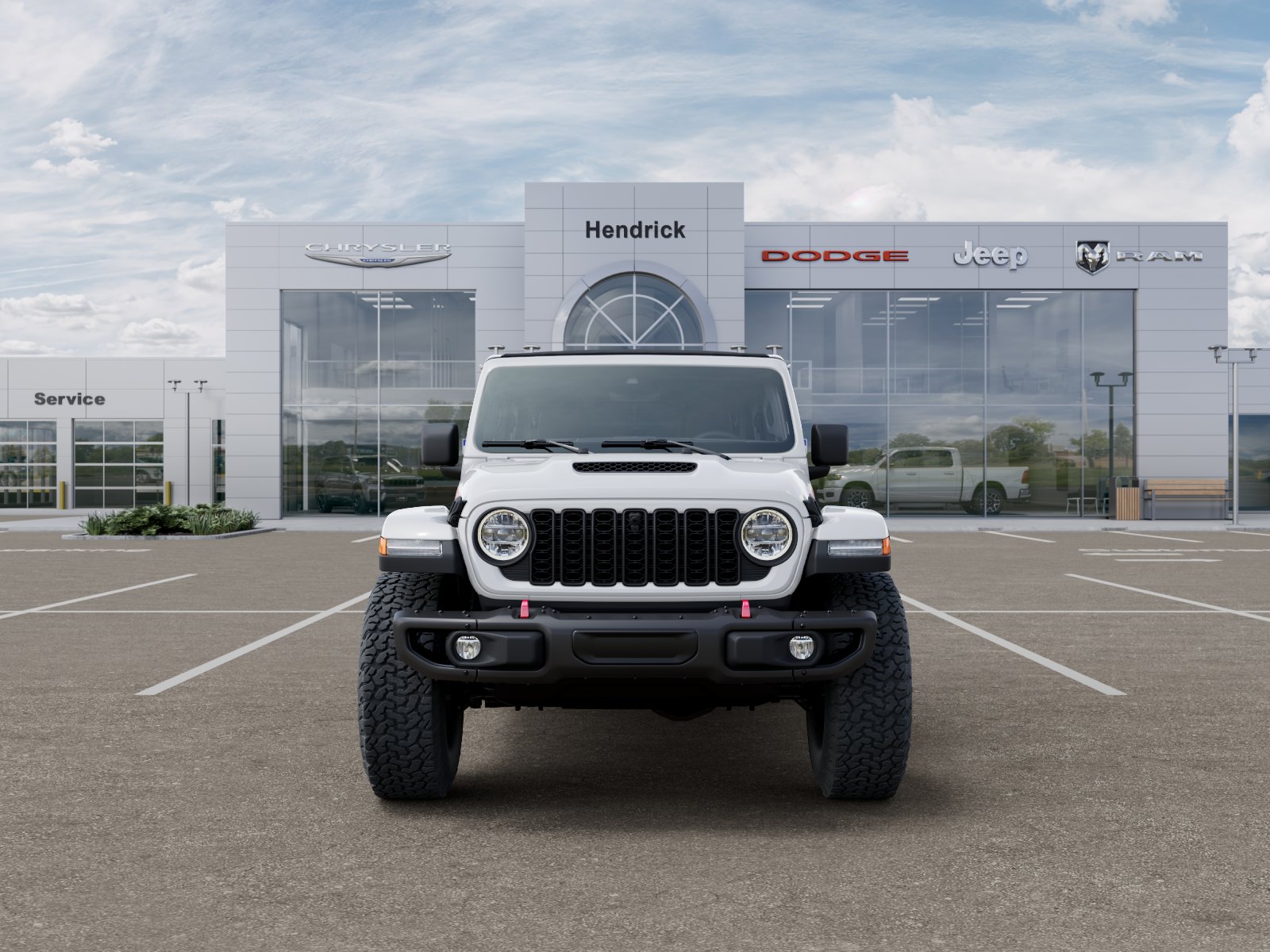 New 2026 Bright White Clear-Coat Exterior Paint Jeep Rubicon X image 44