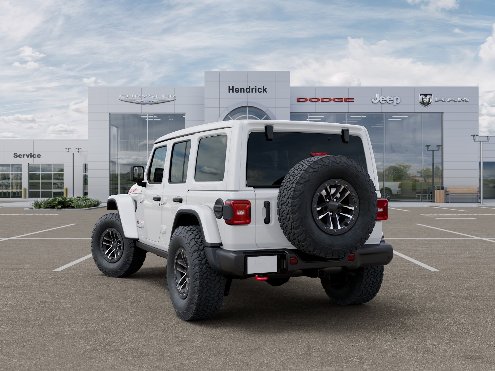 New 2026 Bright White Clear-Coat Exterior Paint Jeep Rubicon X image 41