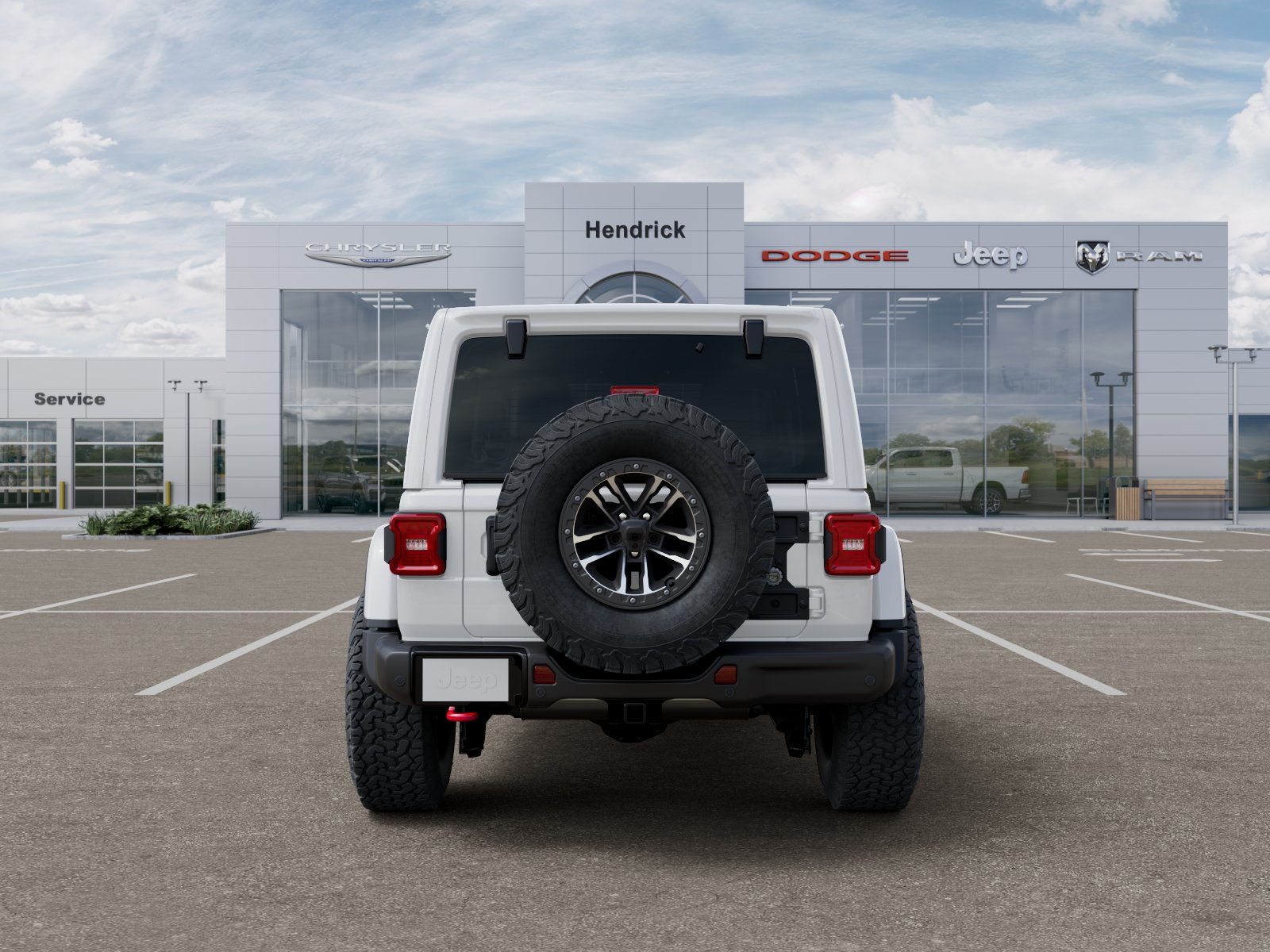 New 2026 Bright White Clear-Coat Exterior Paint Jeep Rubicon X image 45