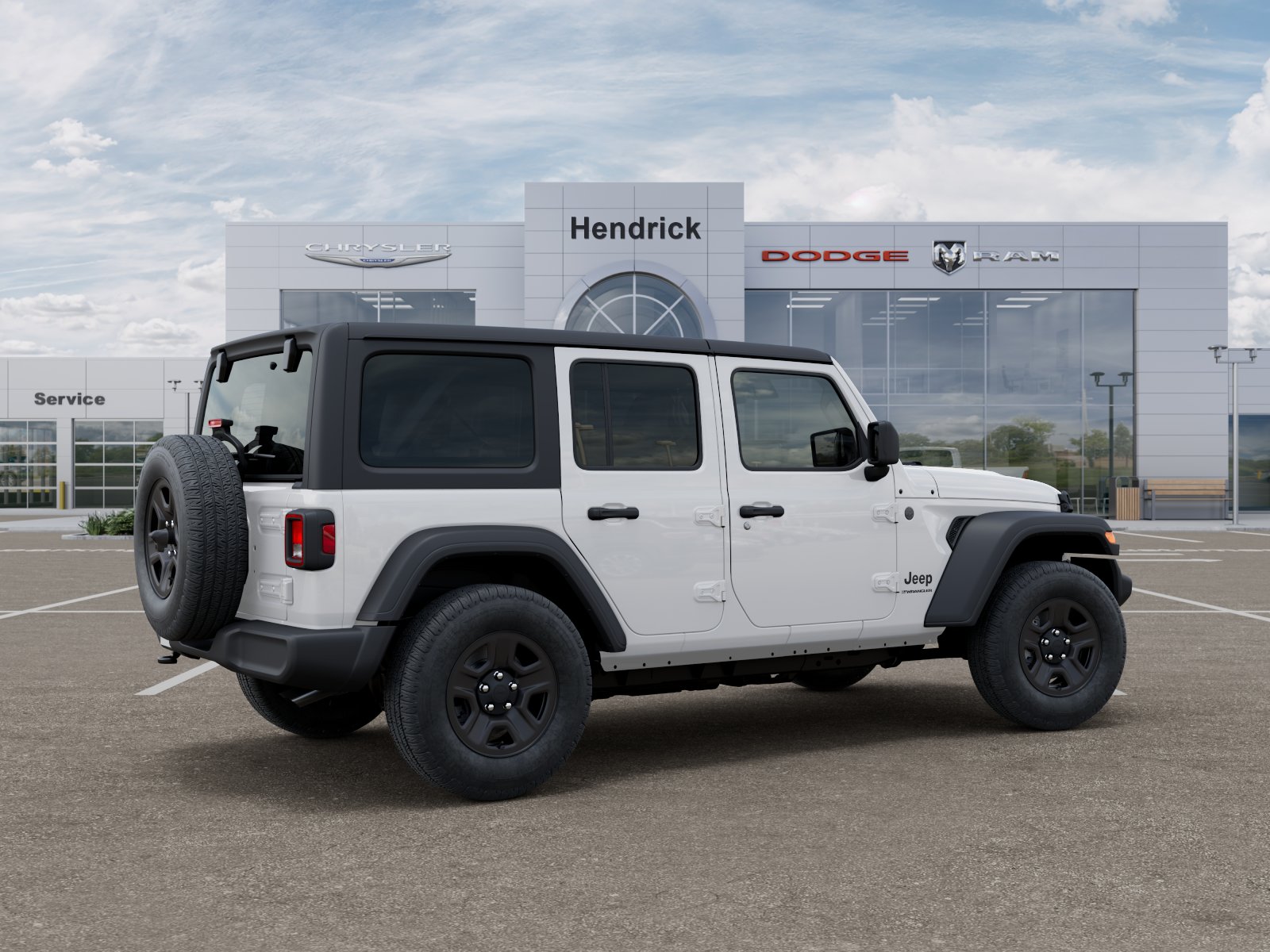 New 2026 Bright White Clear-Coat Exterior Paint Jeep Sport image 40